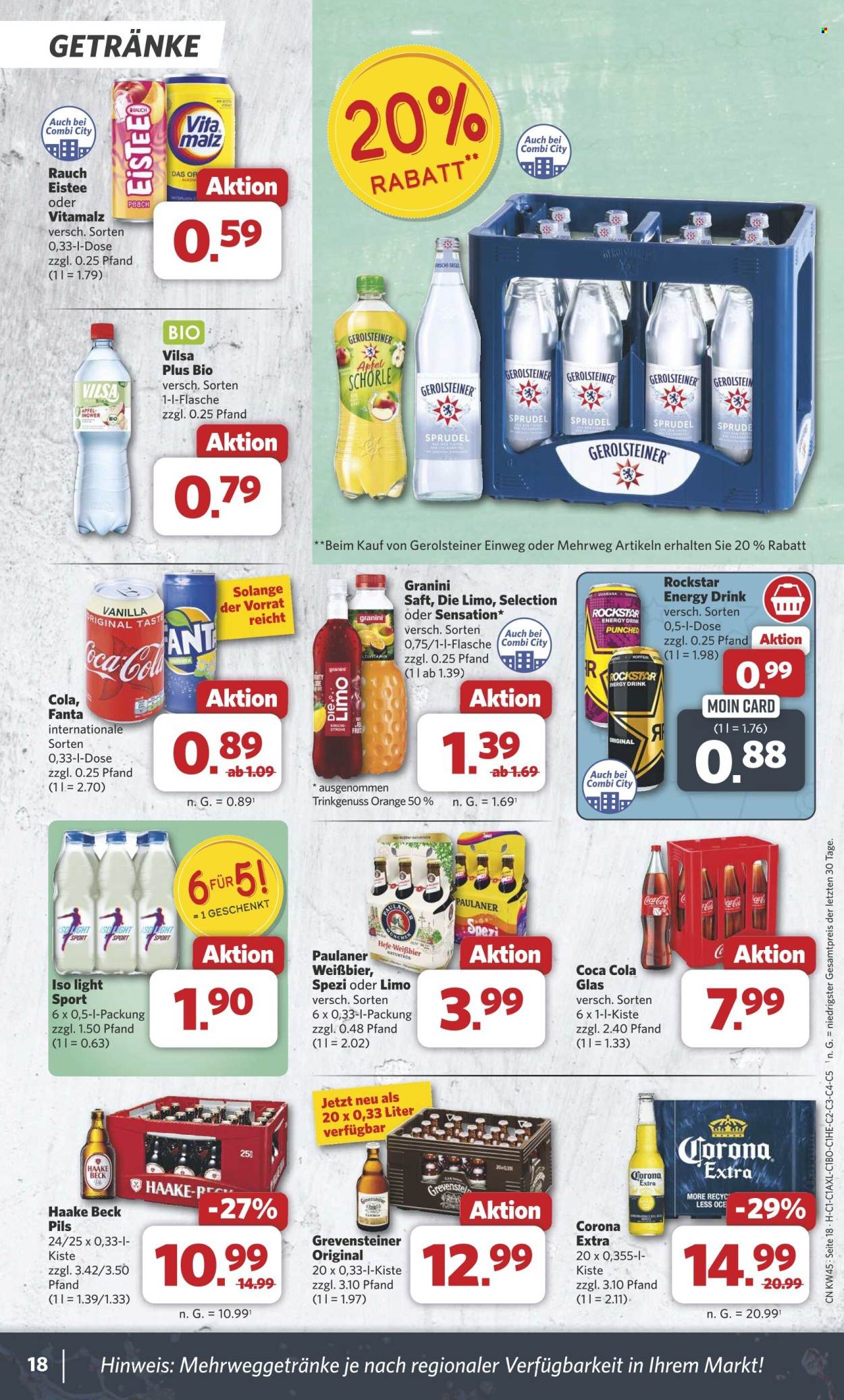 Combi Prospekte  - 4.11.2024 - 9.11.2024. Seite 18