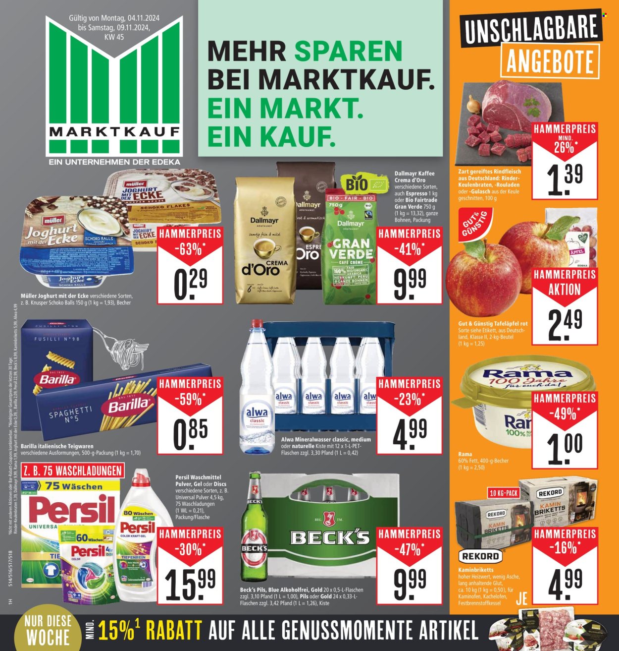 Marktkauf Prospekte  - 4.11.2024 - 9.11.2024. Seite 1