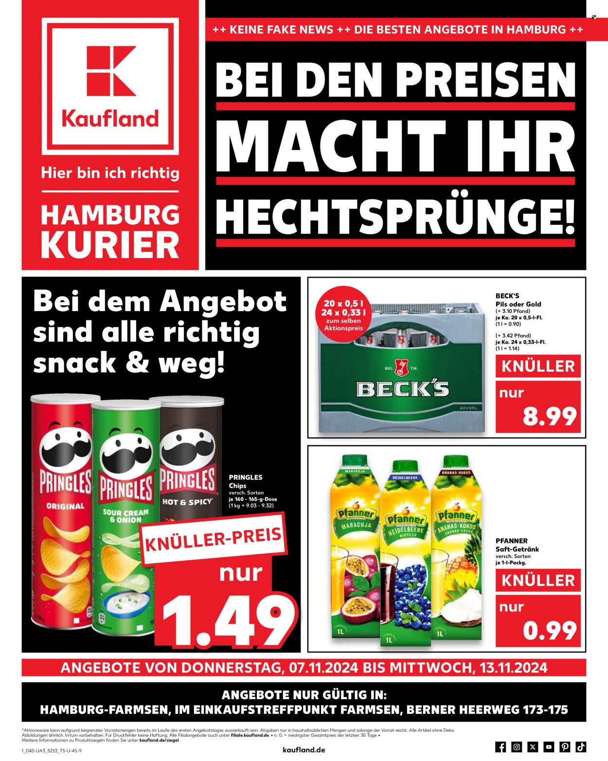 Kaufland Prospekte  - 7.11.2024 - 13.11.2024. Seite 1