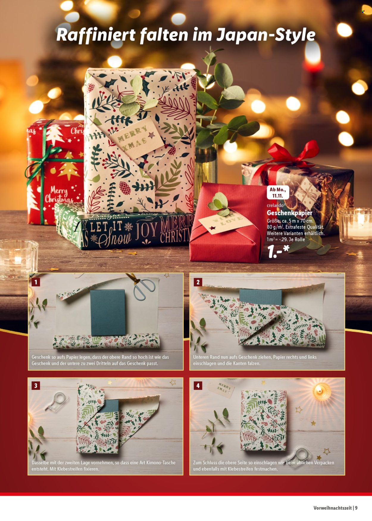 Lidl Prospekte  - 4.11.2024 - 28.12.2024. Seite 9
