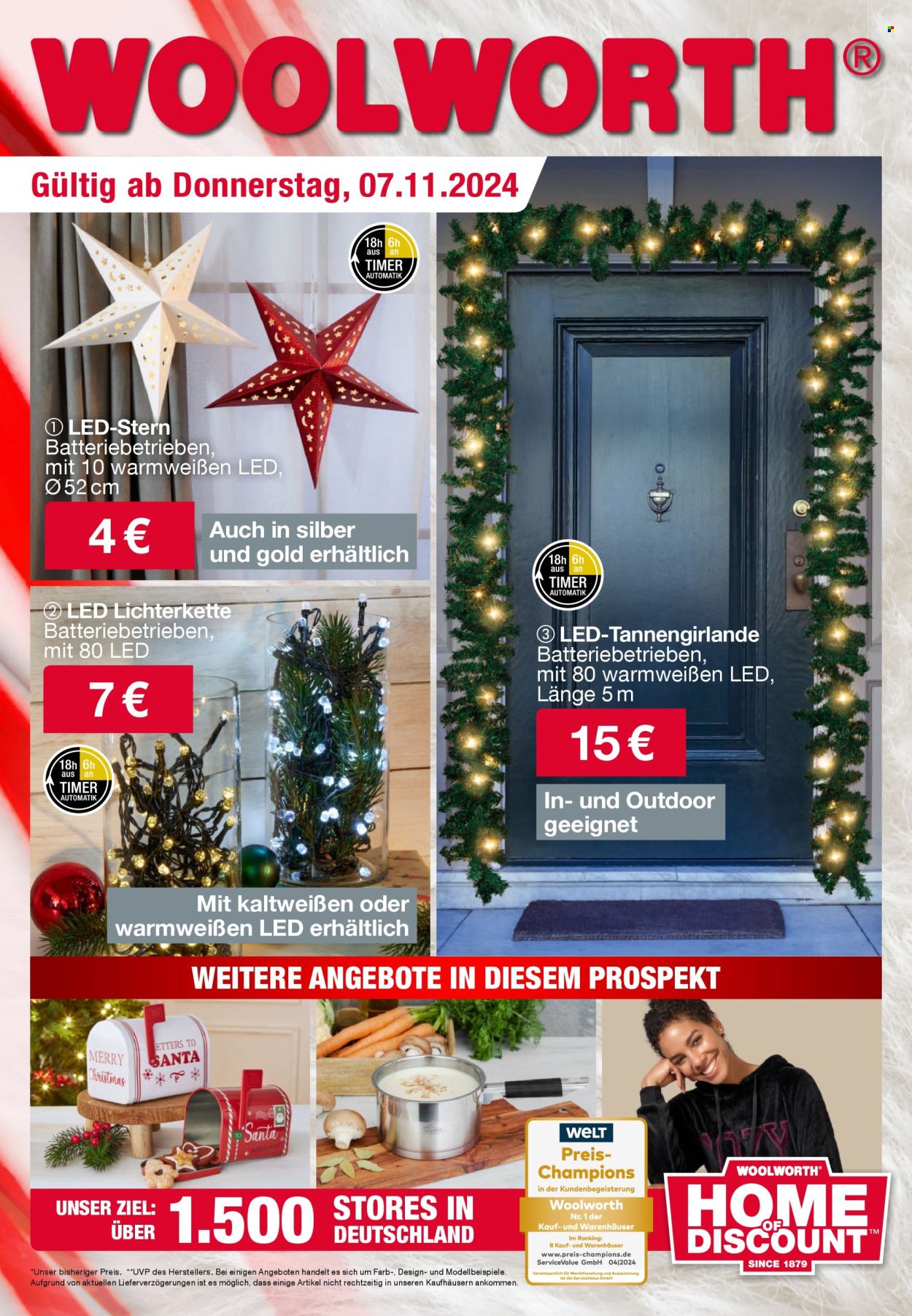Woolworth Prospekte  - 7.11.2024 - 16.11.2024. Seite 1