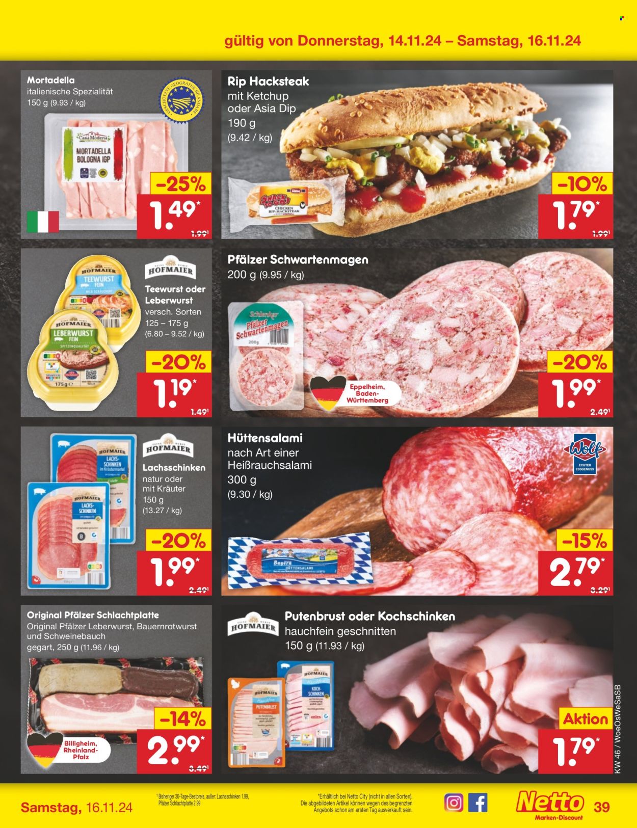Netto Marken-Discount Prospekte  - 11.11.2024 - 16.11.2024. Seite 48