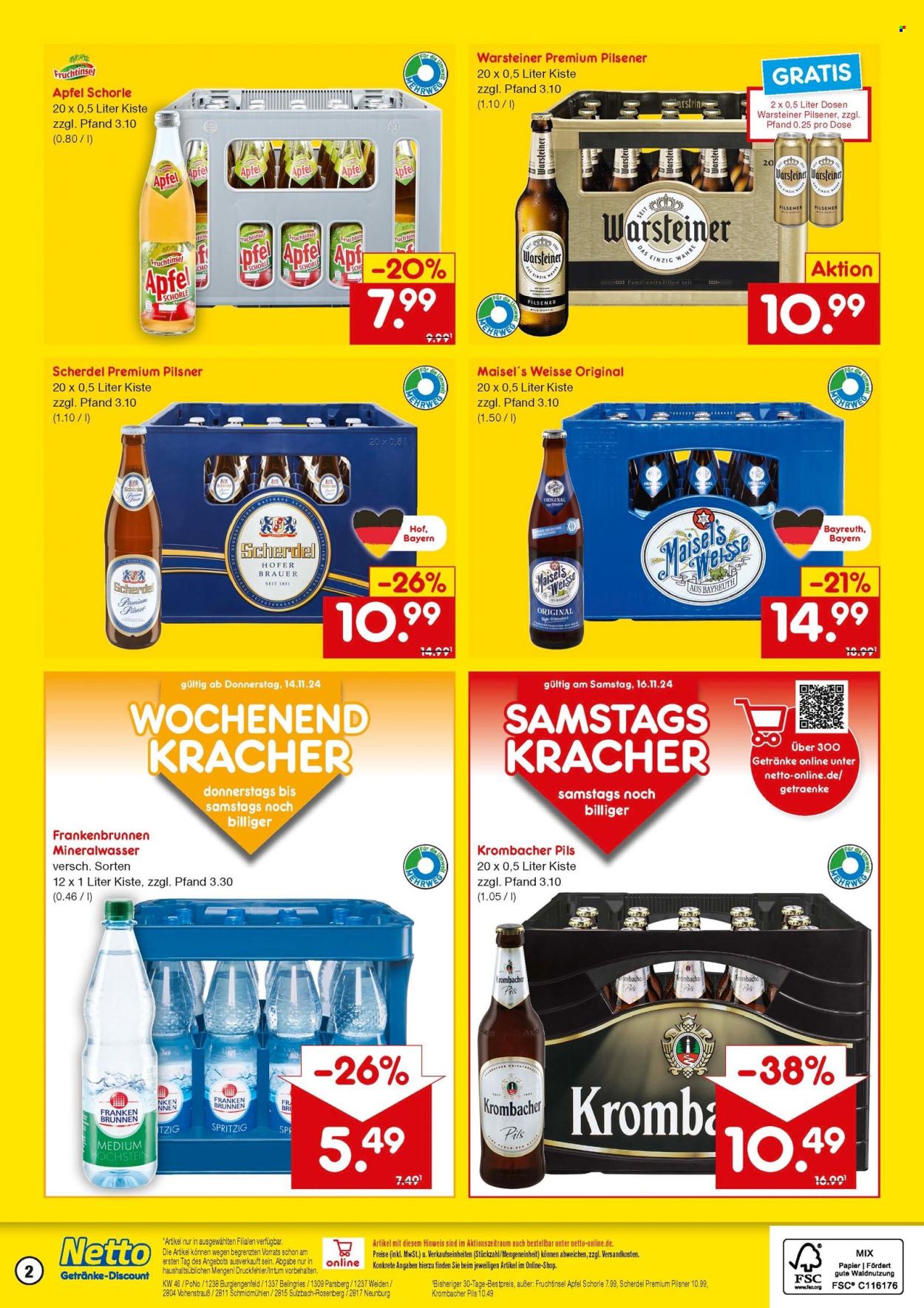 Netto Marken-Discount Prospekte  - 11.11.2024 - 16.11.2024. Seite 2