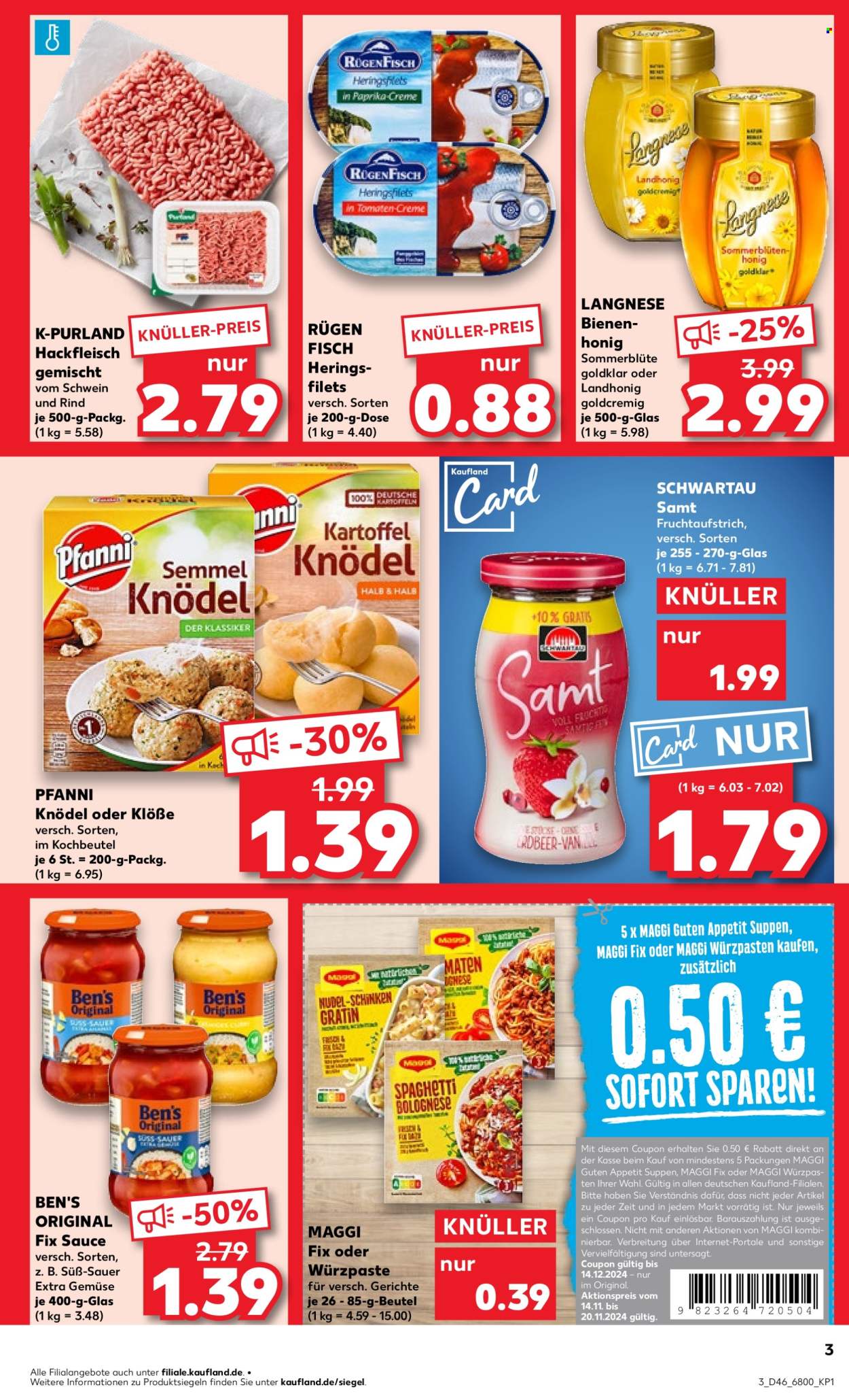 Kaufland Prospekte  - 14.11.2024 - 20.11.2024. Seite 3