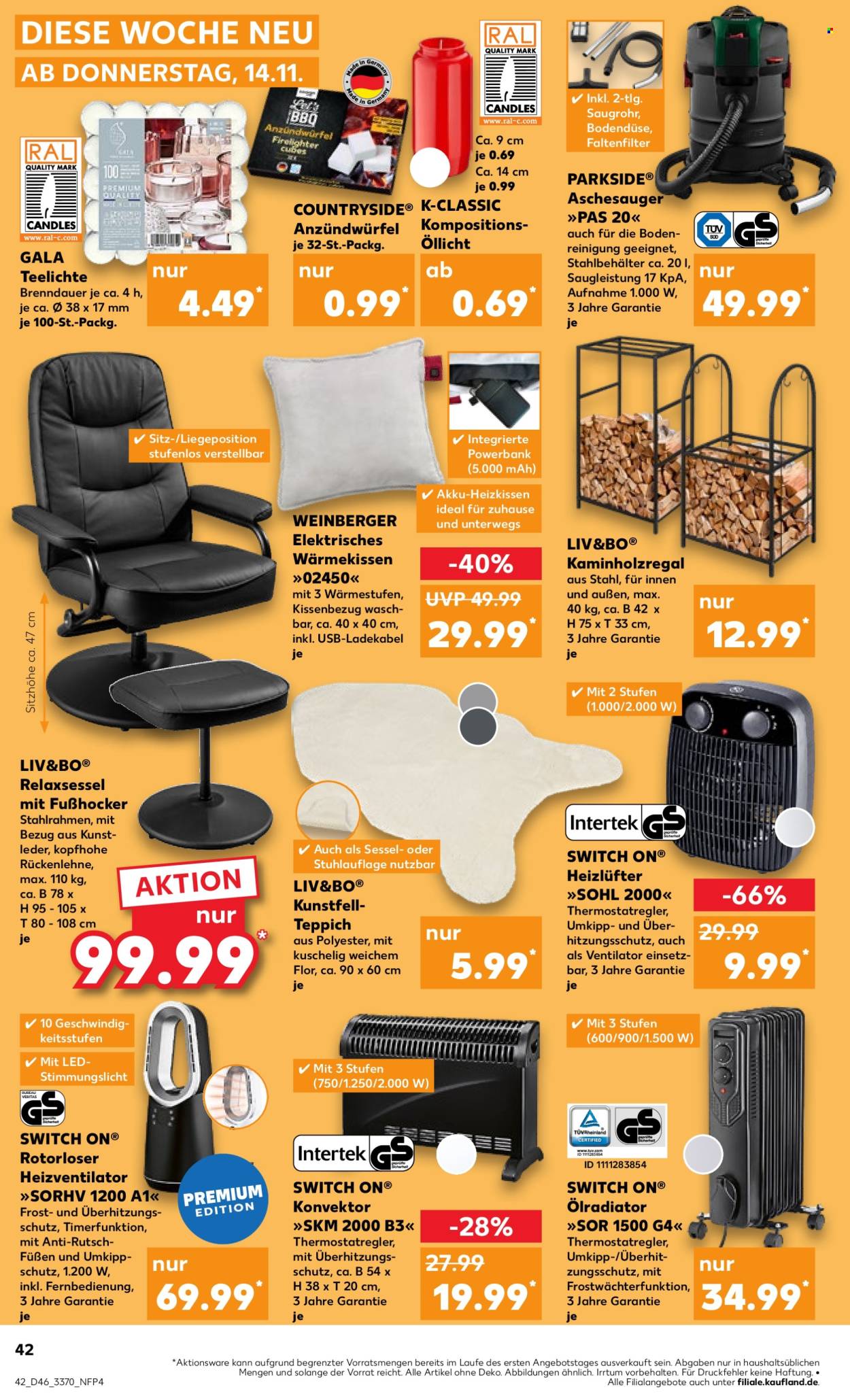 Kaufland Prospekte  - 14.11.2024 - 20.11.2024. Seite 42