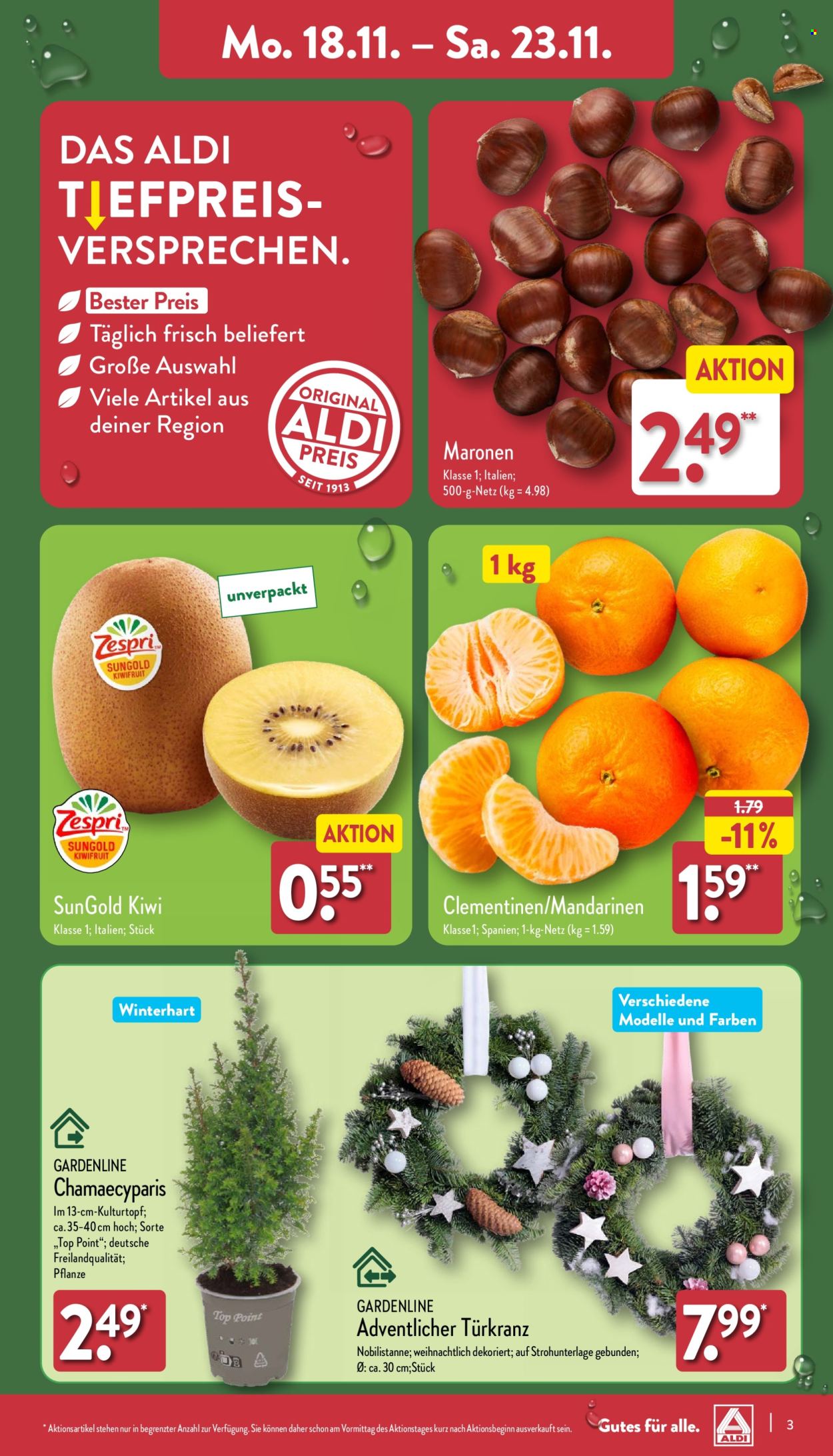ALDI Nord Prospekte  - 18.11.2024 - 23.11.2024. Seite 3