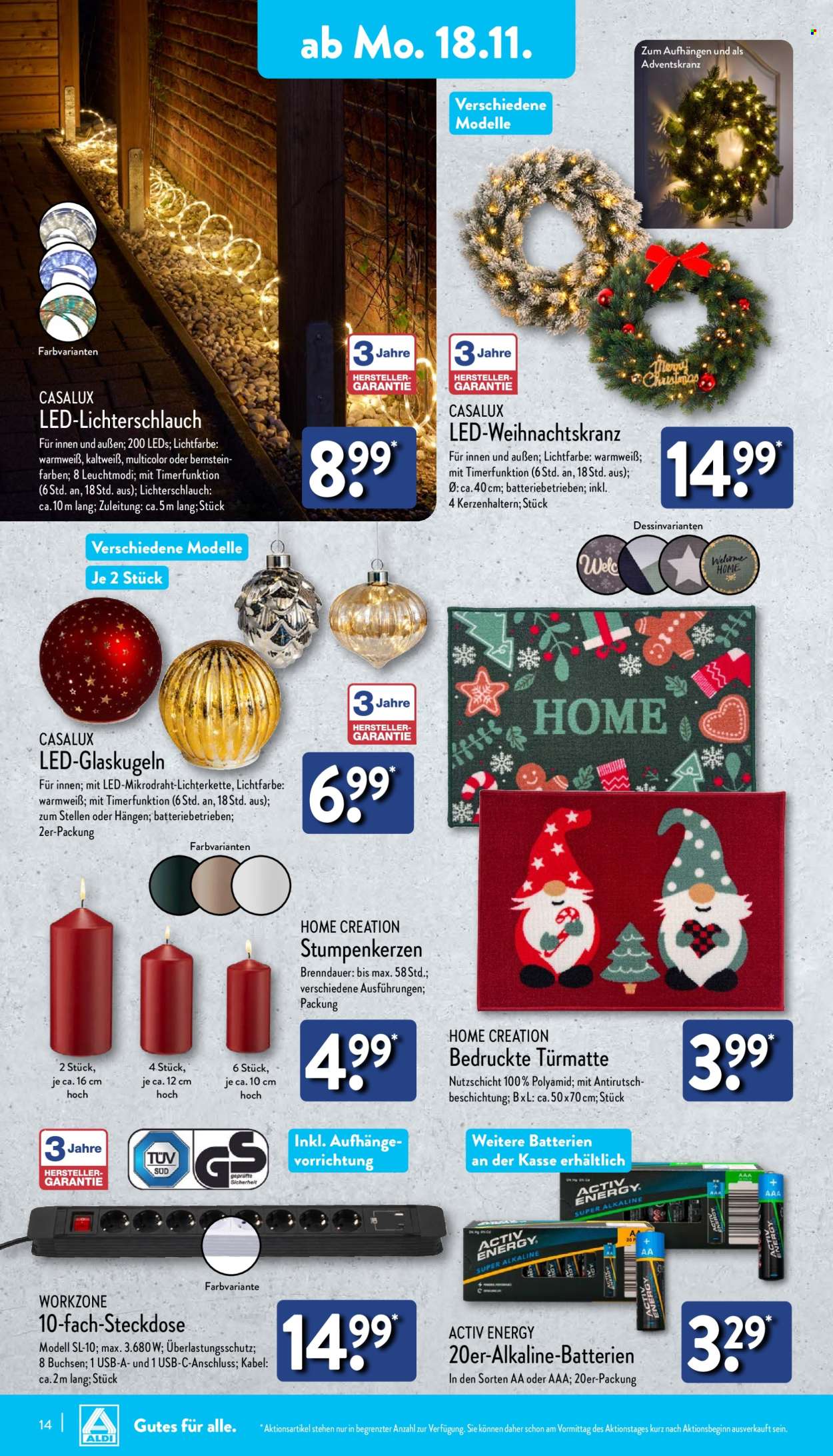 ALDI Nord Prospekte  - 18.11.2024 - 23.11.2024. Seite 14