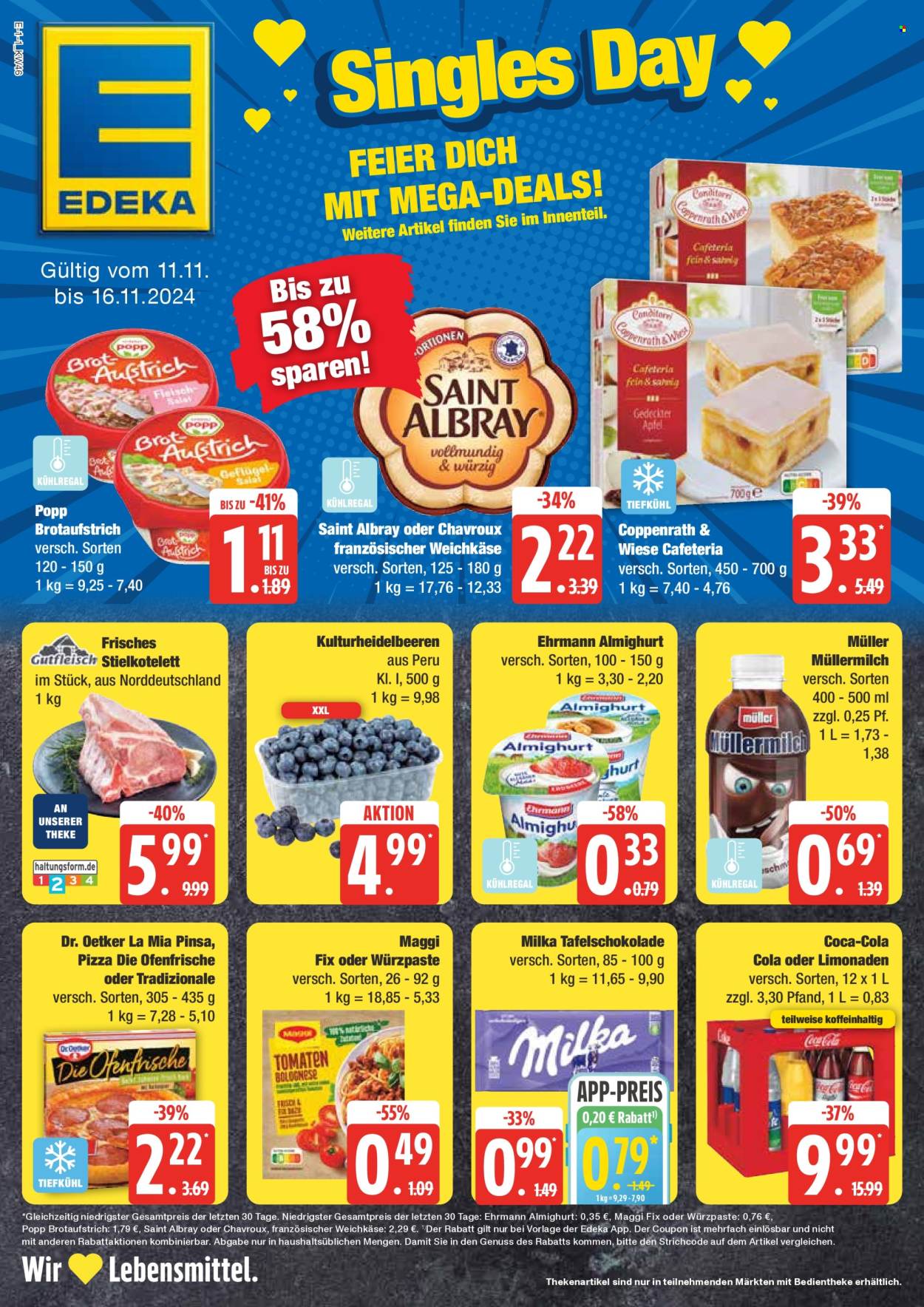 Edeka Prospekte  - 11.11.2024 - 16.11.2024. Seite 1