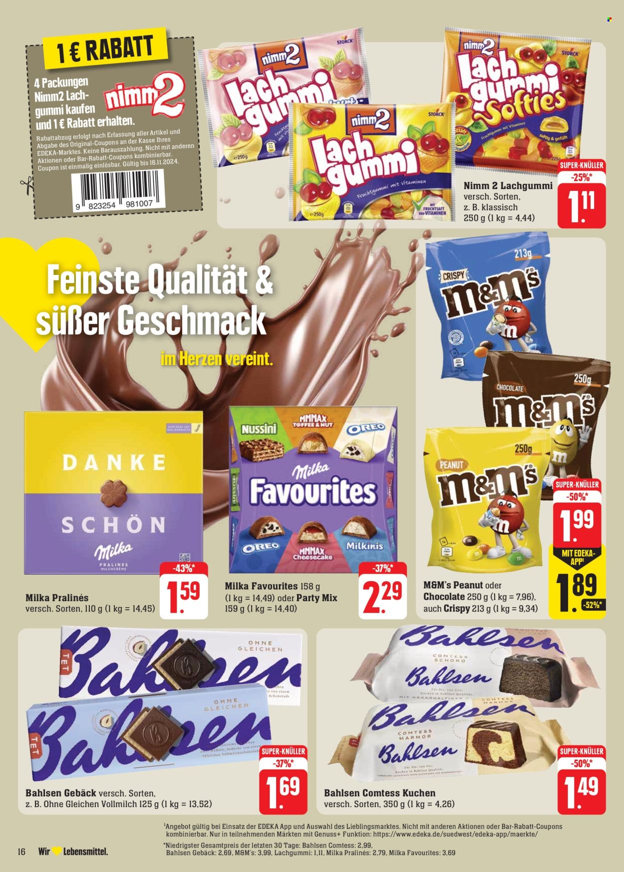 Edeka Prospekte  - 11.11.2024 - 16.11.2024. Seite 22
