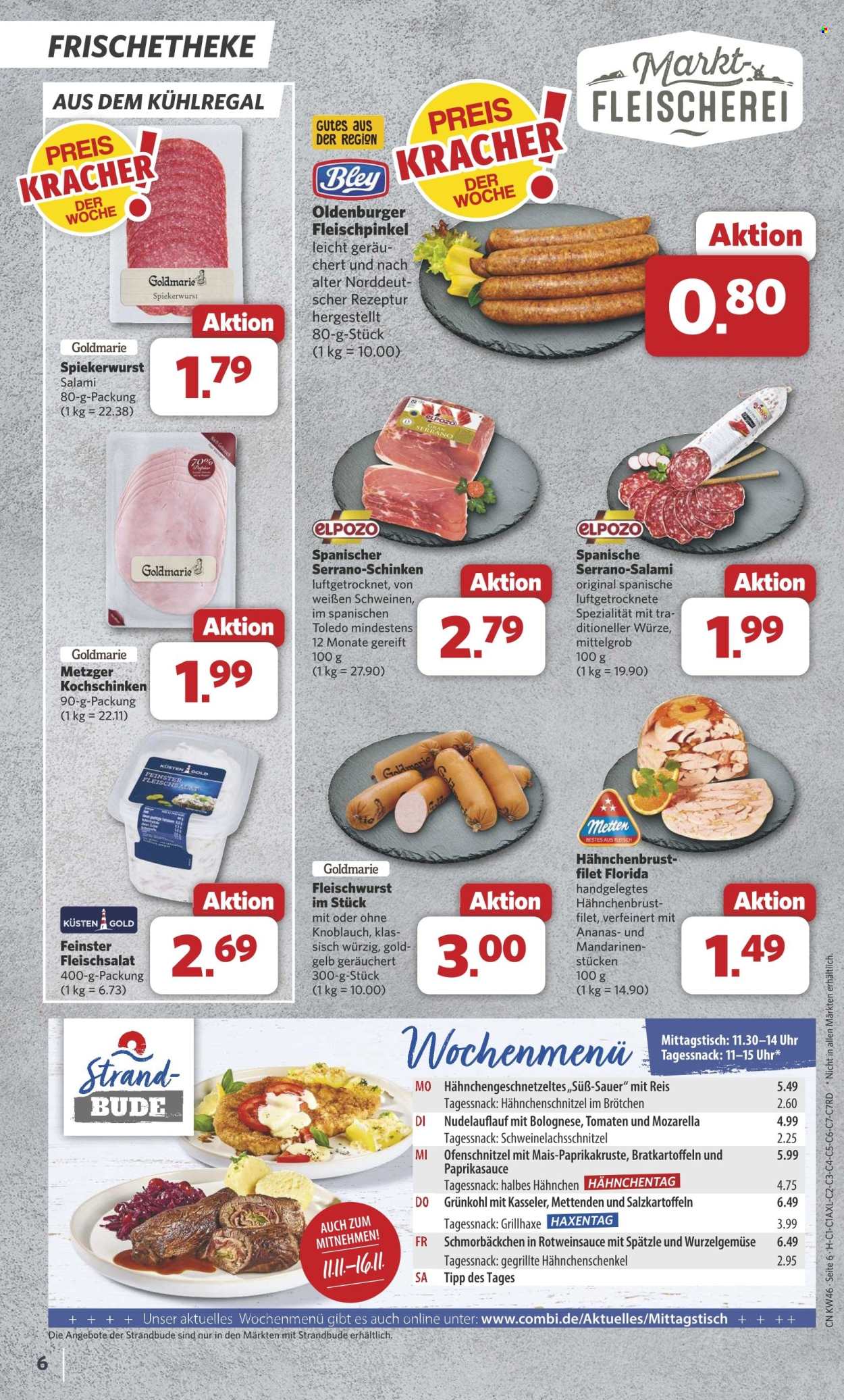 Combi Prospekte  - 11.11.2024 - 16.11.2024. Seite 6