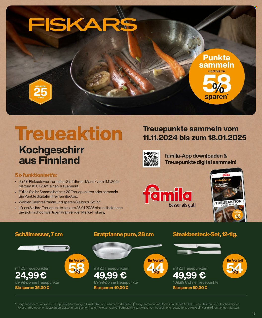 famila Prospekte  - 11.11.2024 - 16.11.2024. Seite 19