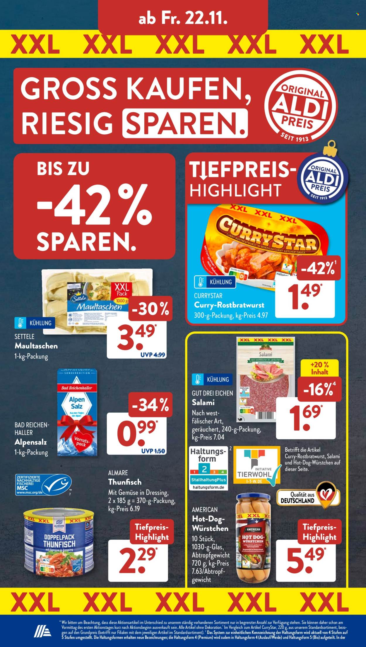 ALDI SÜD Prospekte  - 18.11.2024 - 23.11.2024. Seite 34