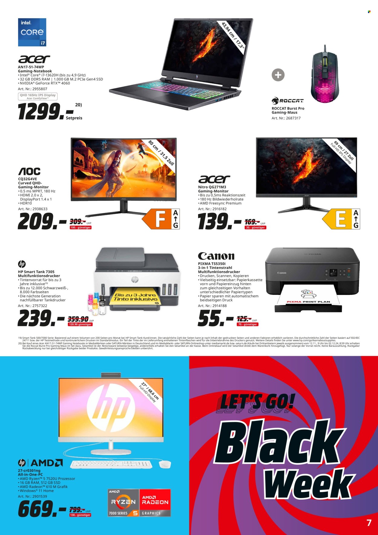 MediaMarkt Prospekte  - 12.11.2024 - 30.11.2024. Seite 7