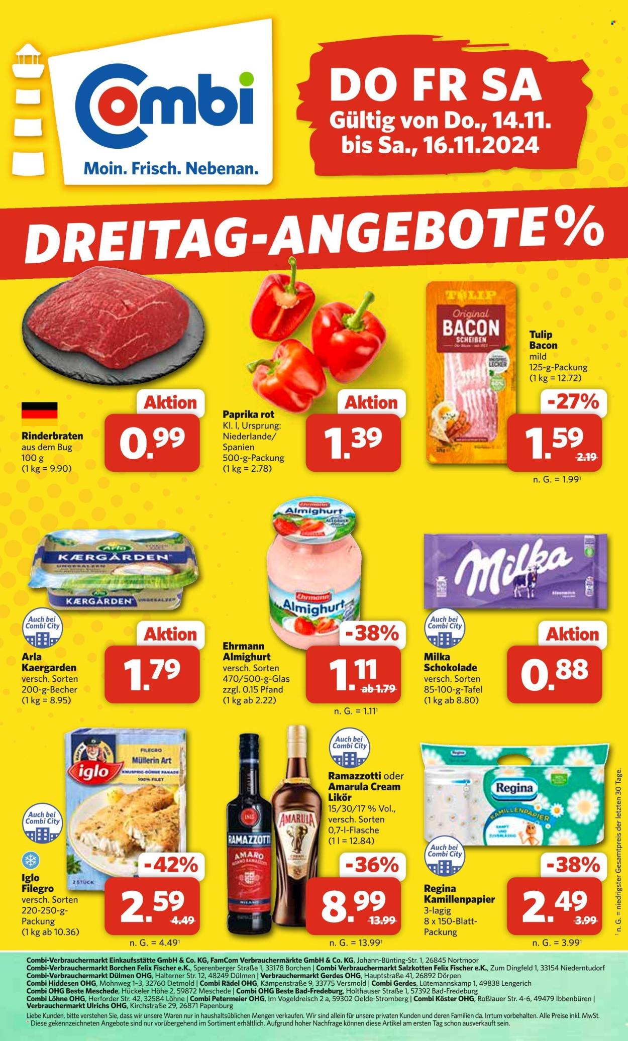 Combi Prospekte  - 14.11.2024 - 16.11.2024. Seite 1