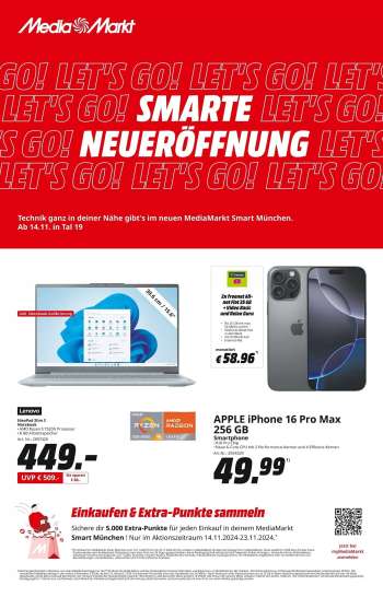 Prospekte MediaMarkt - 14.11.2024 - 23.11.2024.