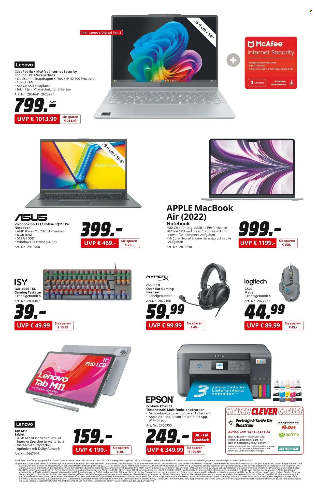 MediaMarkt Prospekte  - 14.11.2024 - 23.11.2024. Seite 5