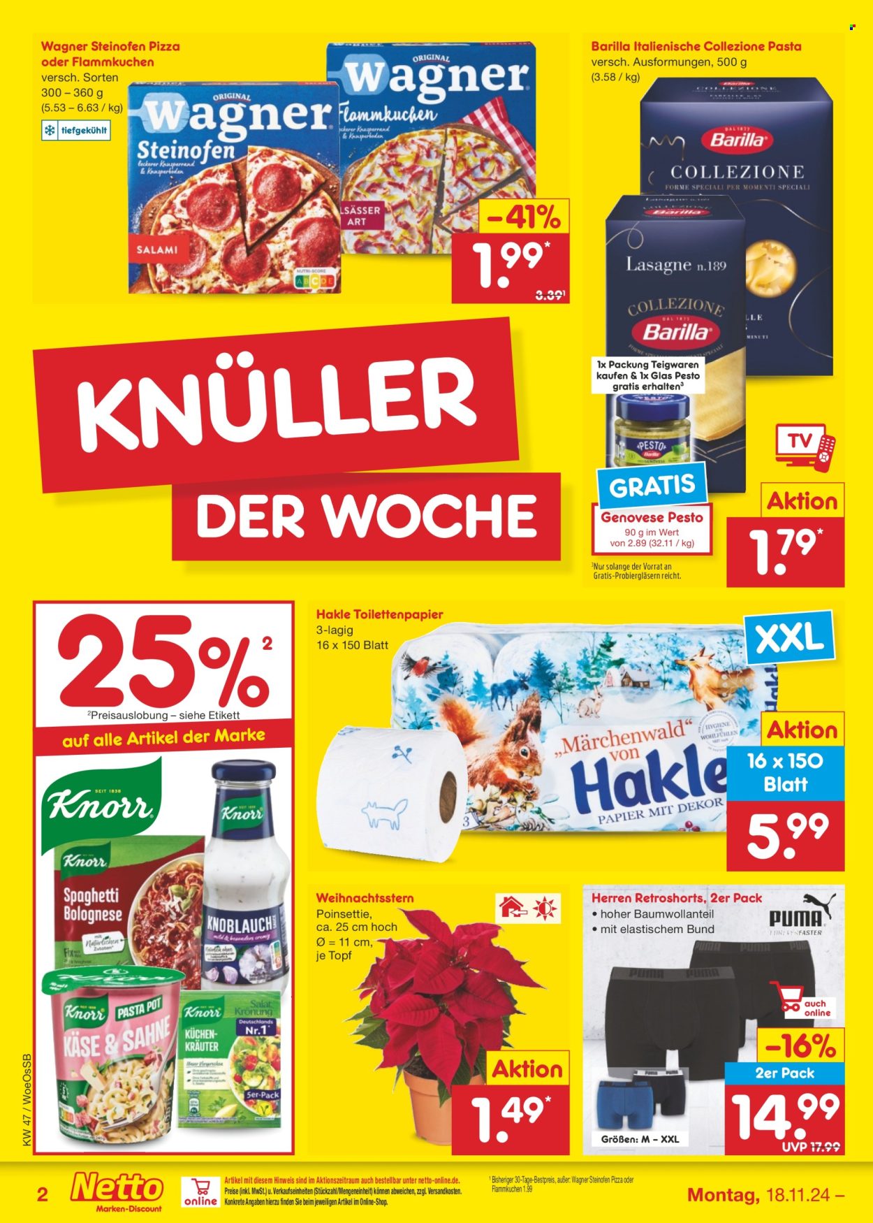 Netto Marken-Discount Prospekte  - 18.11.2024 - 23.11.2024. Seite 2