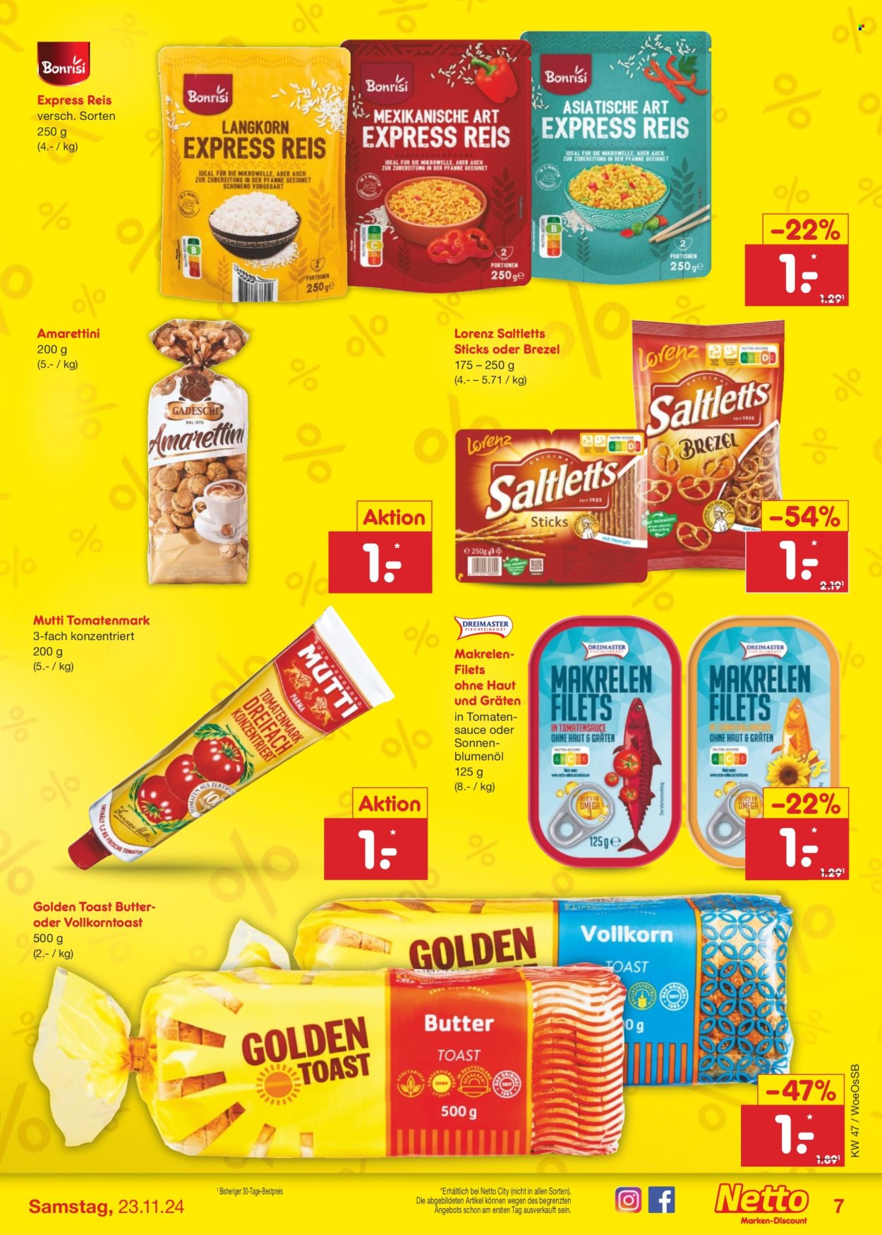 Netto Marken-Discount Prospekte  - 18.11.2024 - 23.11.2024. Seite 7