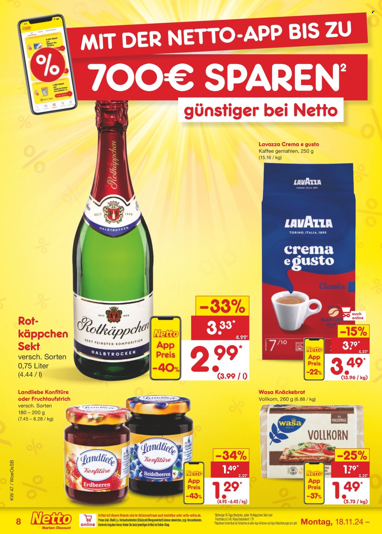 Netto Marken-Discount Prospekte  - 18.11.2024 - 23.11.2024. Seite 8
