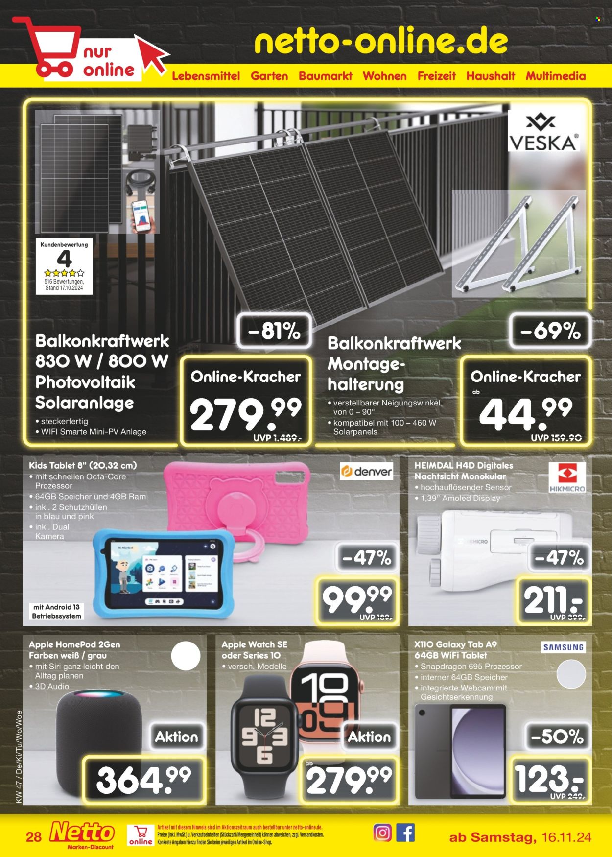 Netto Marken-Discount Prospekte  - 18.11.2024 - 23.11.2024. Seite 33