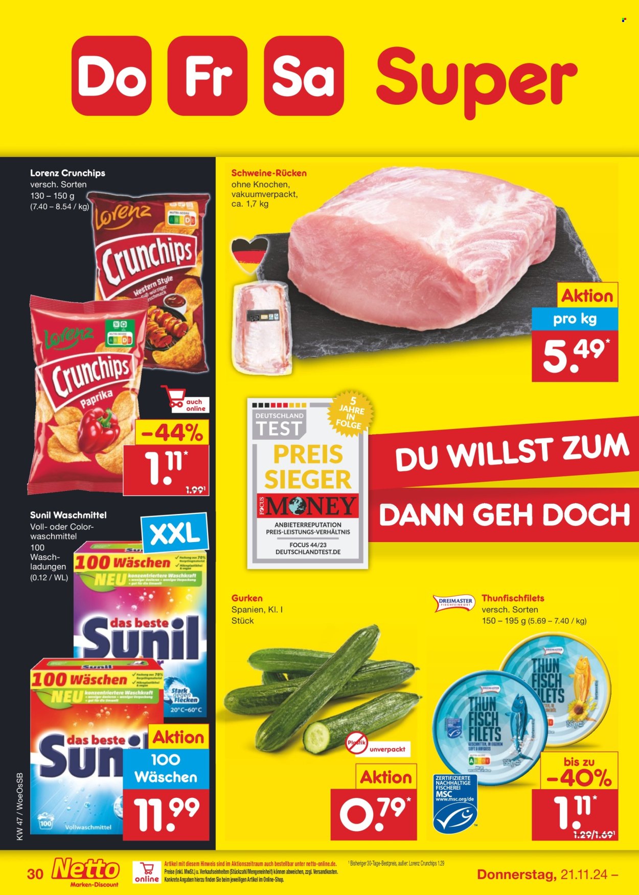 Netto Marken-Discount Prospekte  - 18.11.2024 - 23.11.2024. Seite 38