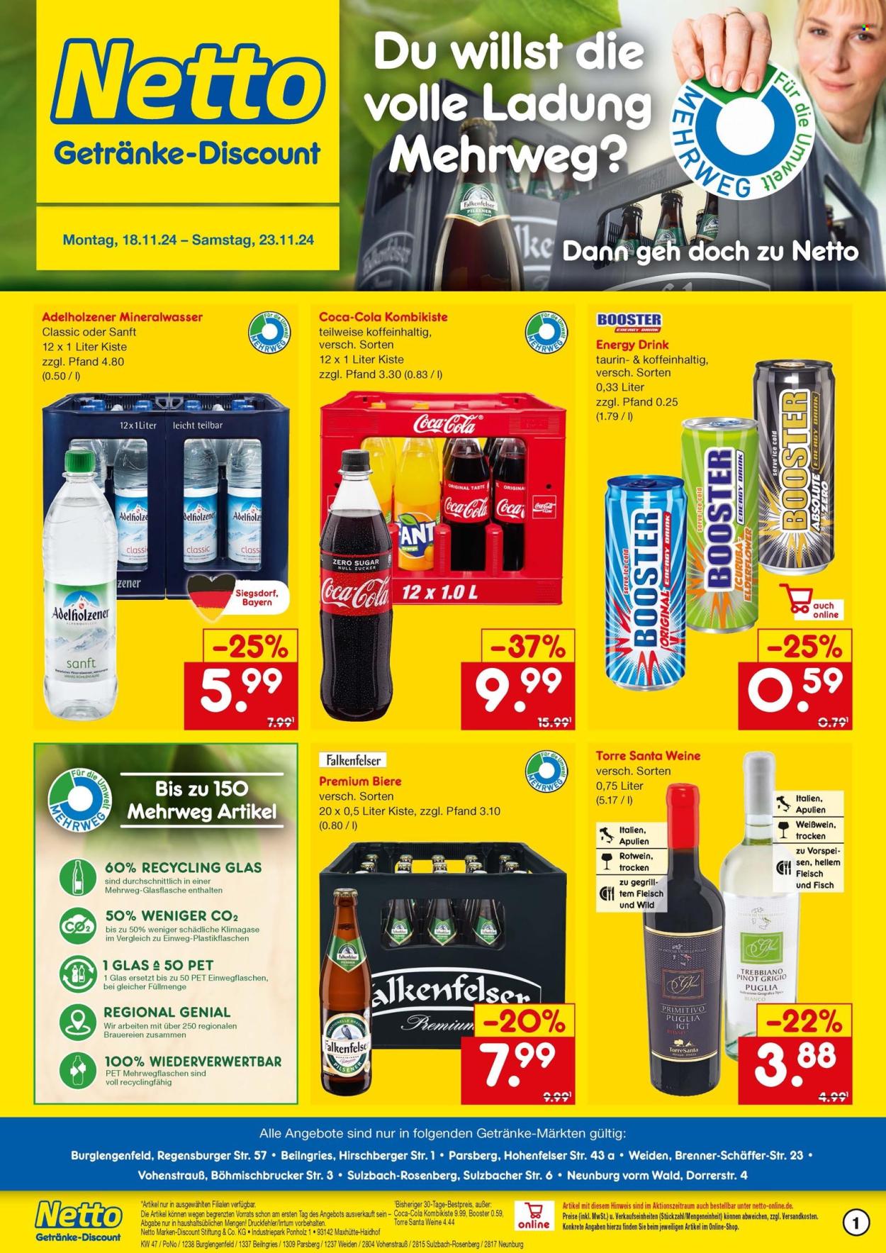 Netto Marken-Discount Prospekte  - 18.11.2024 - 23.11.2024. Seite 1