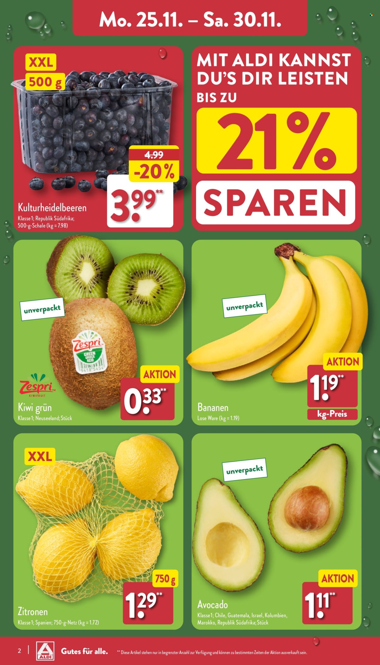ALDI Nord Prospekte  - 25.11.2024 - 30.11.2024. Seite 2
