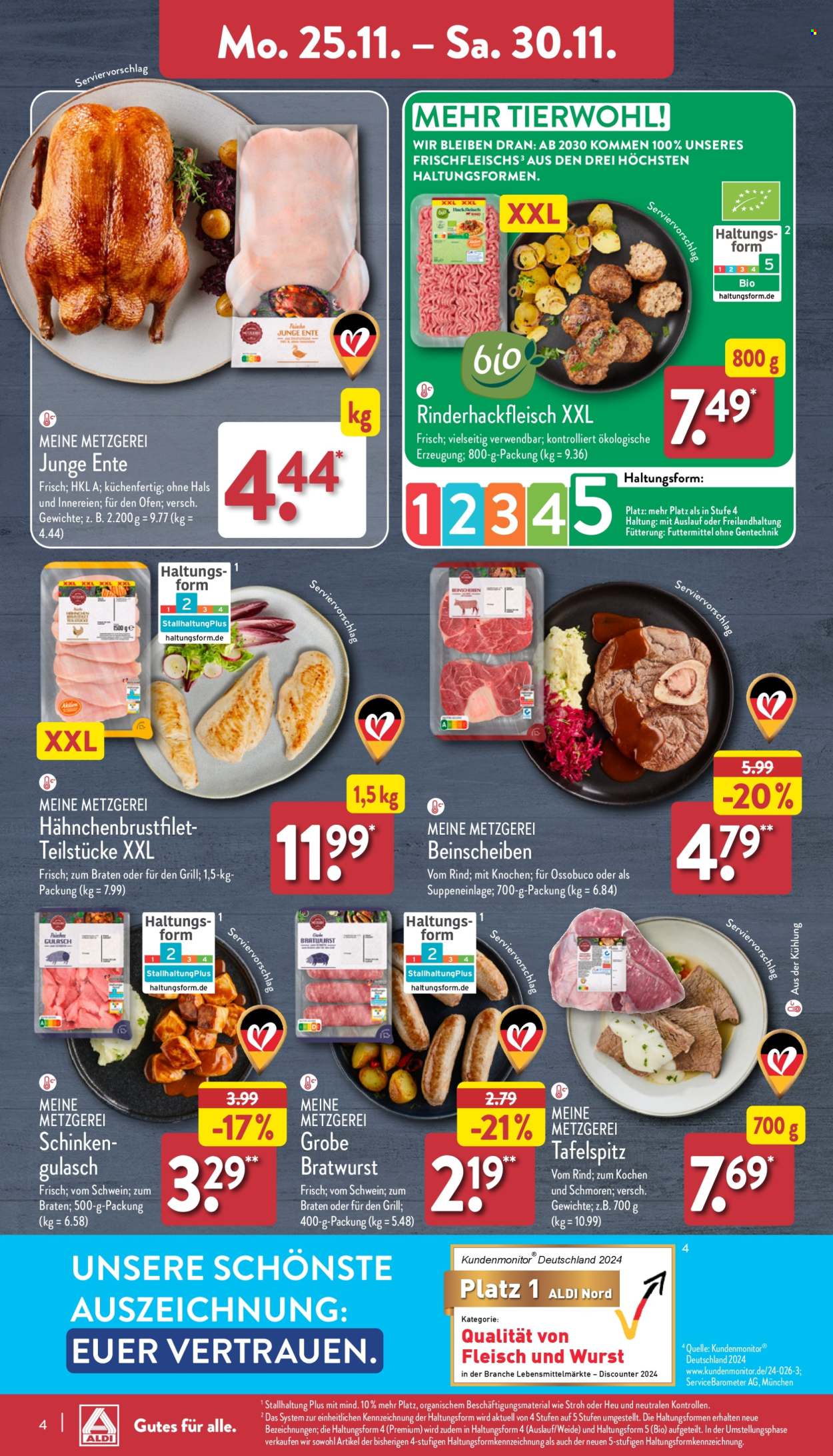 ALDI Nord Prospekte  - 25.11.2024 - 30.11.2024. Seite 4