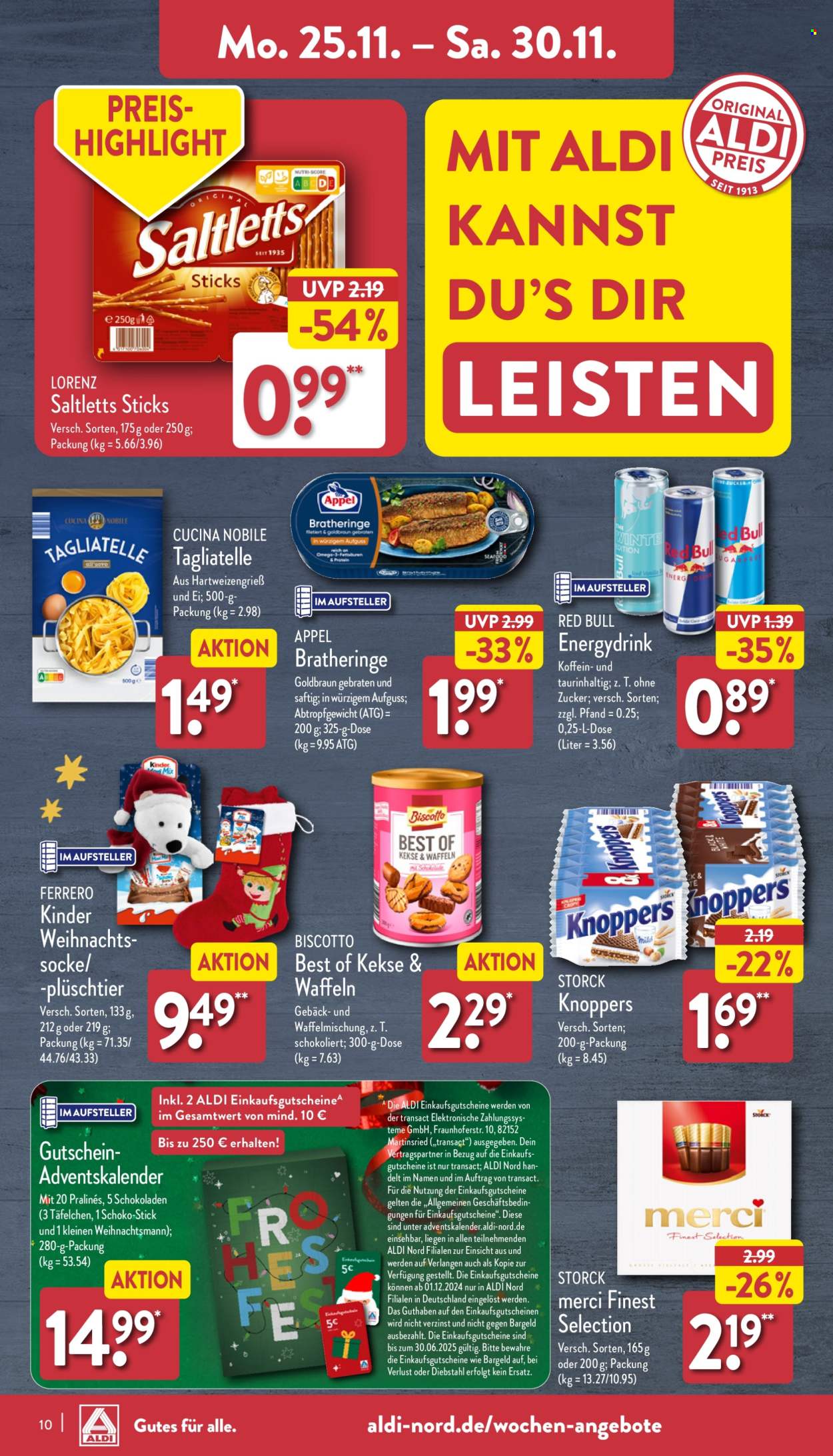 ALDI Nord Prospekte  - 25.11.2024 - 30.11.2024. Seite 10