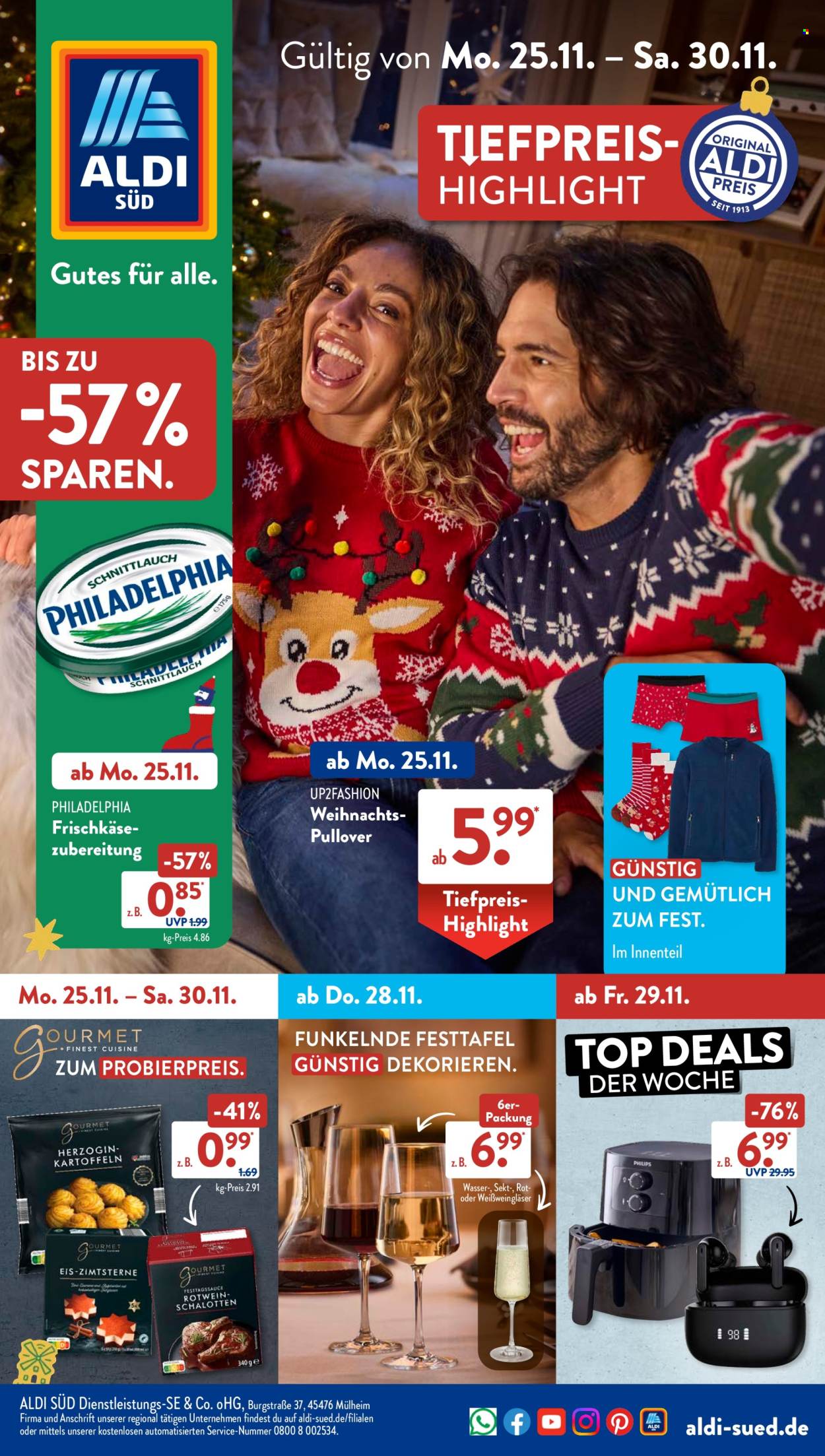 ALDI SÜD Prospekte  - 25.11.2024 - 30.11.2024. Seite 1
