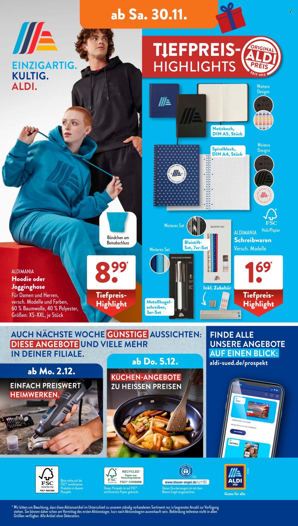 ALDI SÜD Prospekte  - 25.11.2024 - 30.11.2024. Seite 43