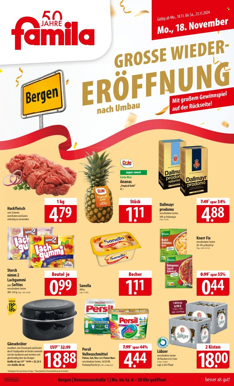 famila Prospekte  - 18.11.2024 - 23.11.2024. Seite 1