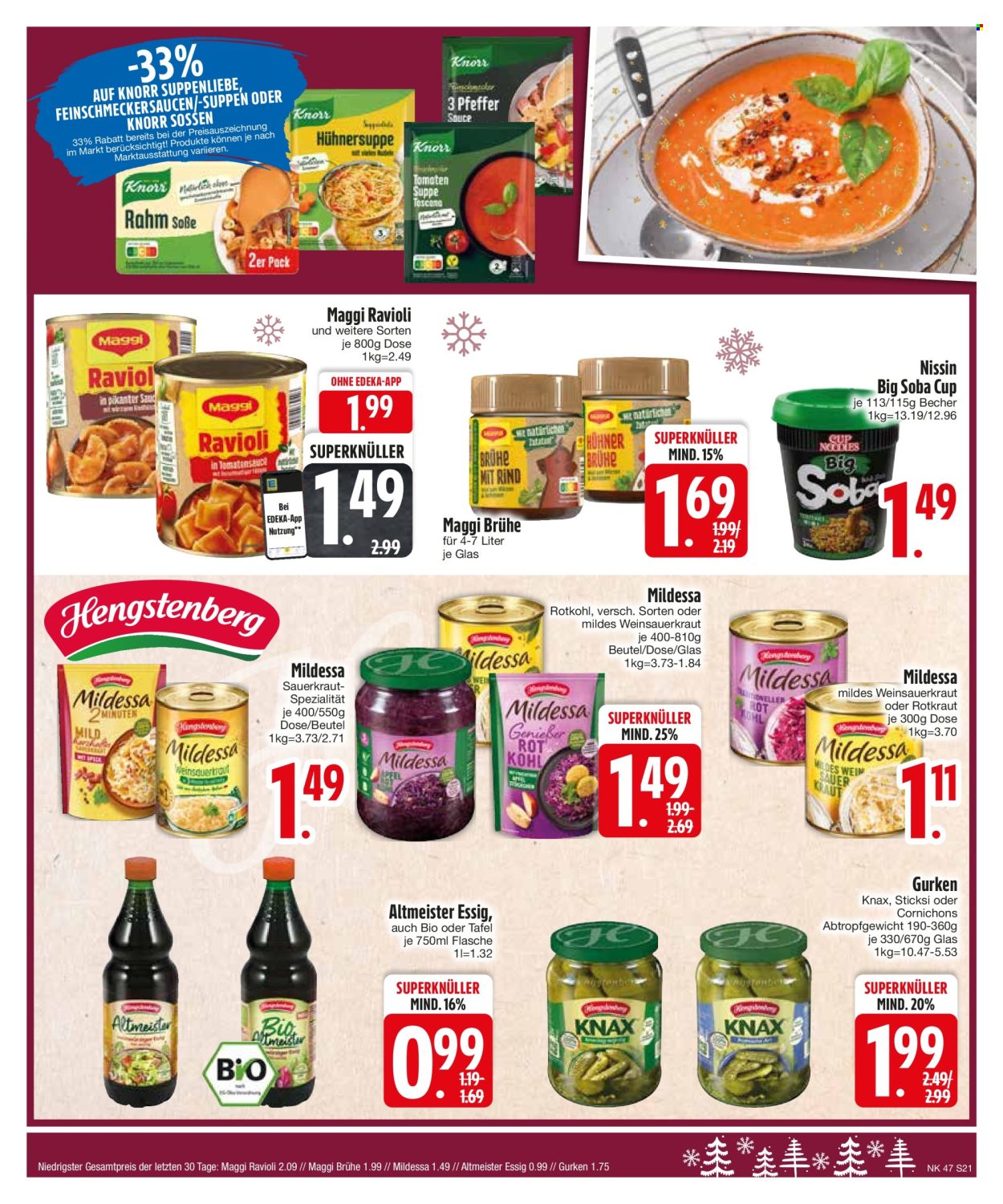 Edeka Prospekte  - 18.11.2024 - 23.11.2024. Seite 23