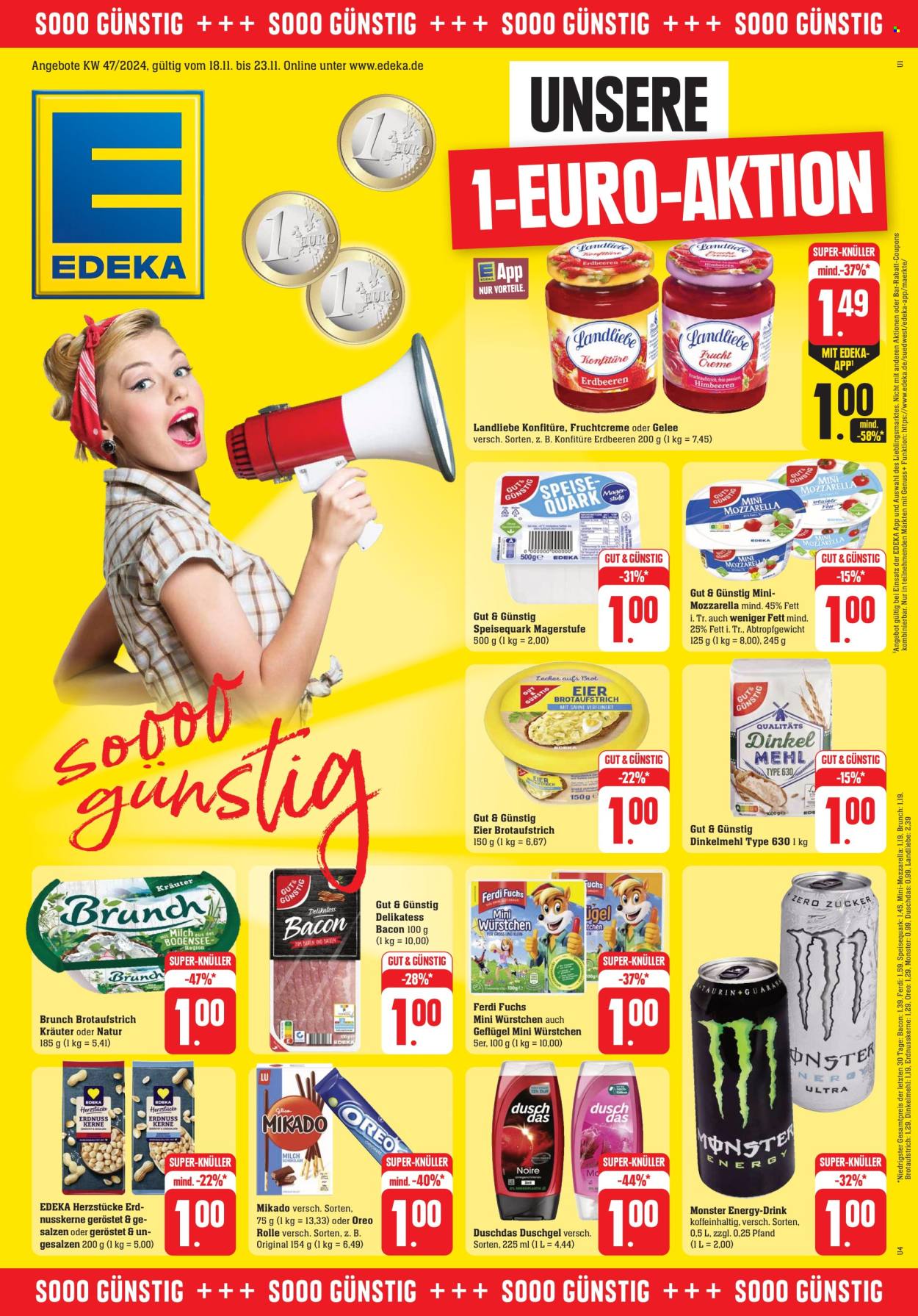 Edeka Prospekte  - 18.11.2024 - 23.11.2024. Seite 1