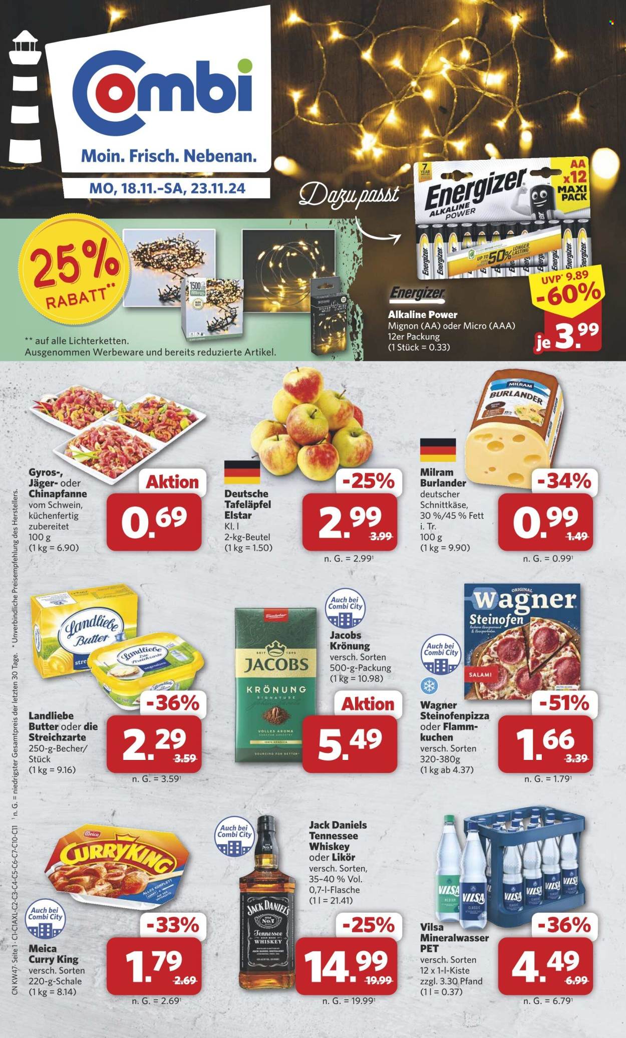 Combi Prospekte  - 18.11.2024 - 23.11.2024. Seite 1