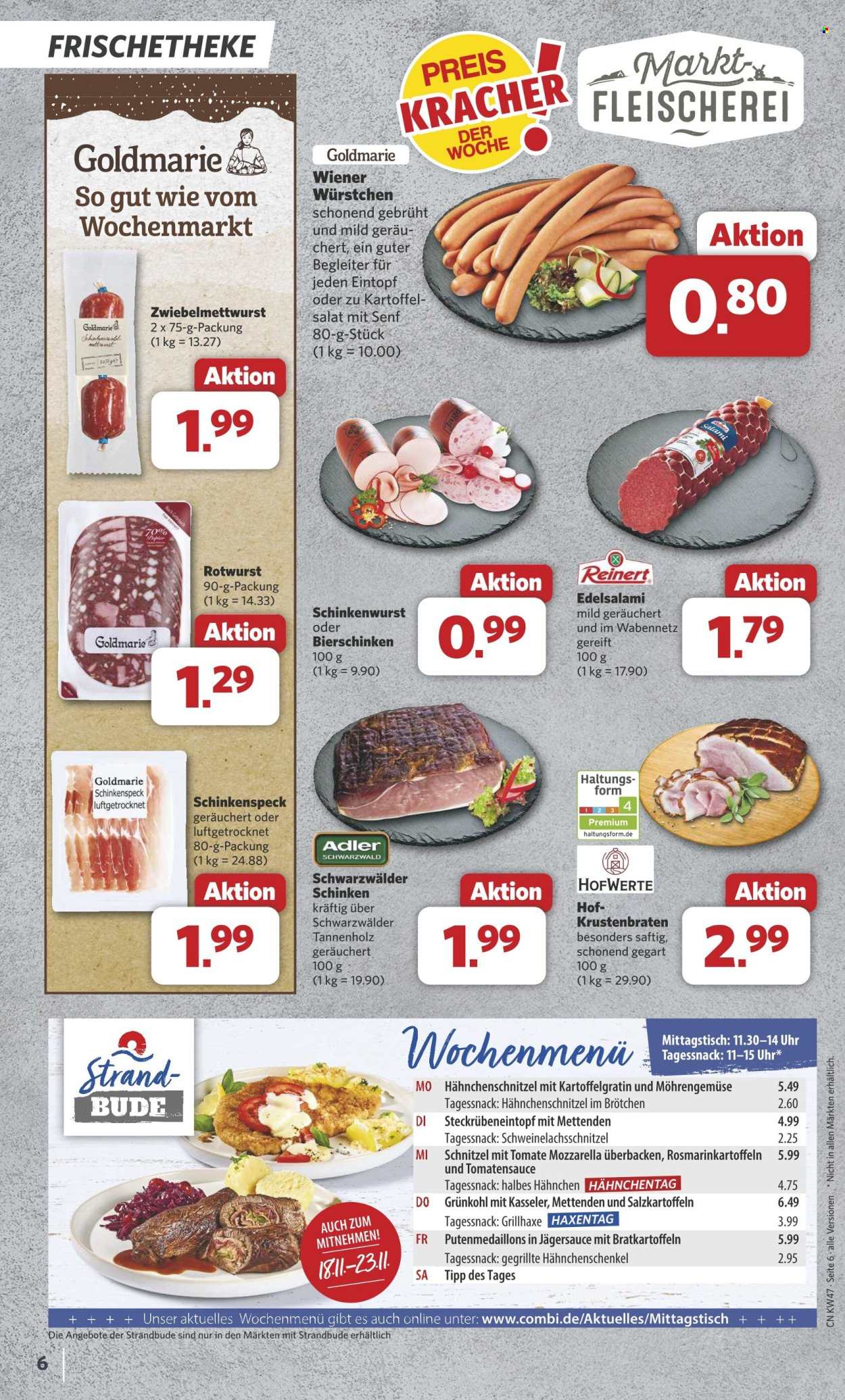 Combi Prospekte  - 18.11.2024 - 23.11.2024. Seite 6