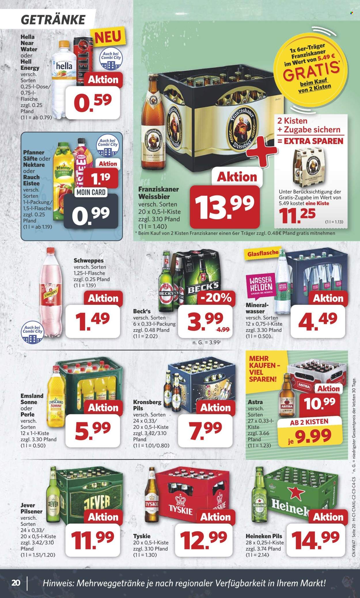 Combi Prospekte  - 18.11.2024 - 23.11.2024. Seite 20