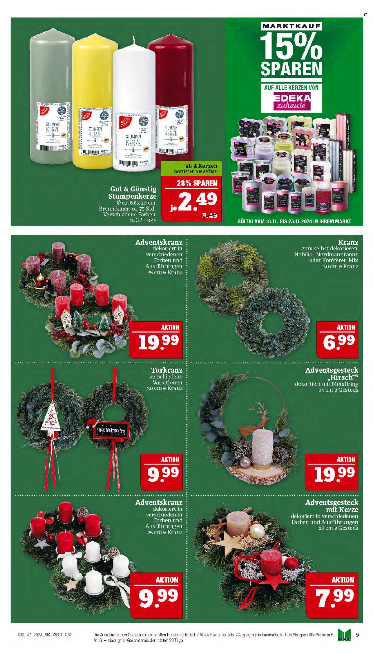 Marktkauf Prospekte  - 18.11.2024 - 23.11.2024. Seite 9