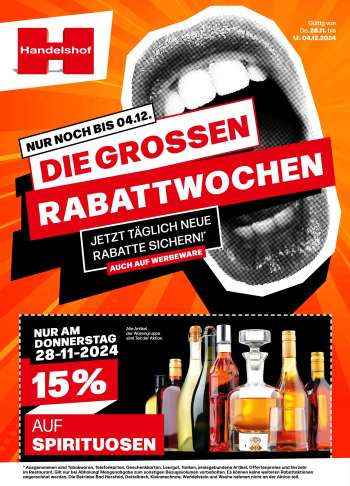 Prospekte Handelshof - 28.11.2024 - 4.12.2024.