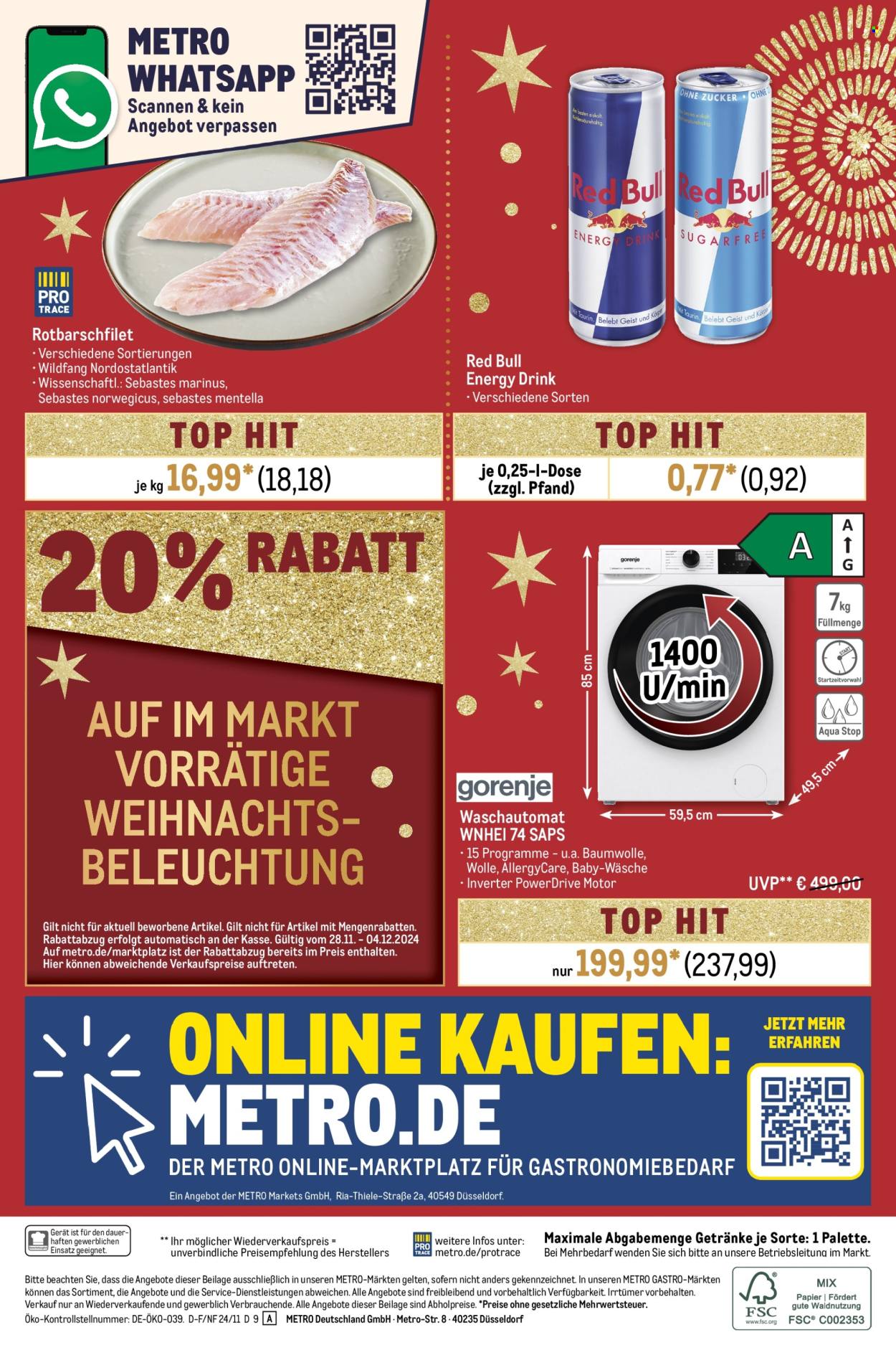 Metro Prospekte  - 28.11.2024 - 4.12.2024. Seite 34