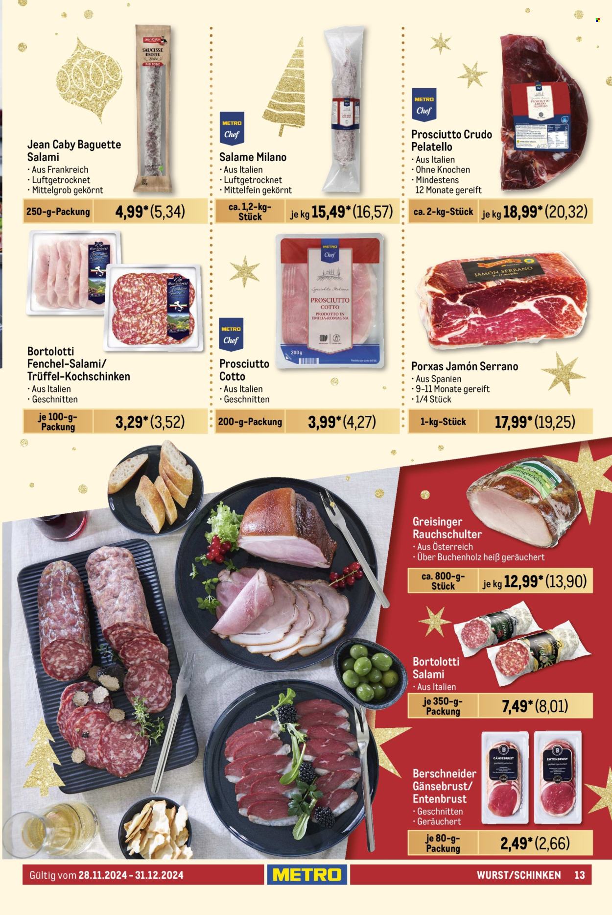 Metro Prospekte  - 28.11.2024 - 31.12.2024. Seite 13