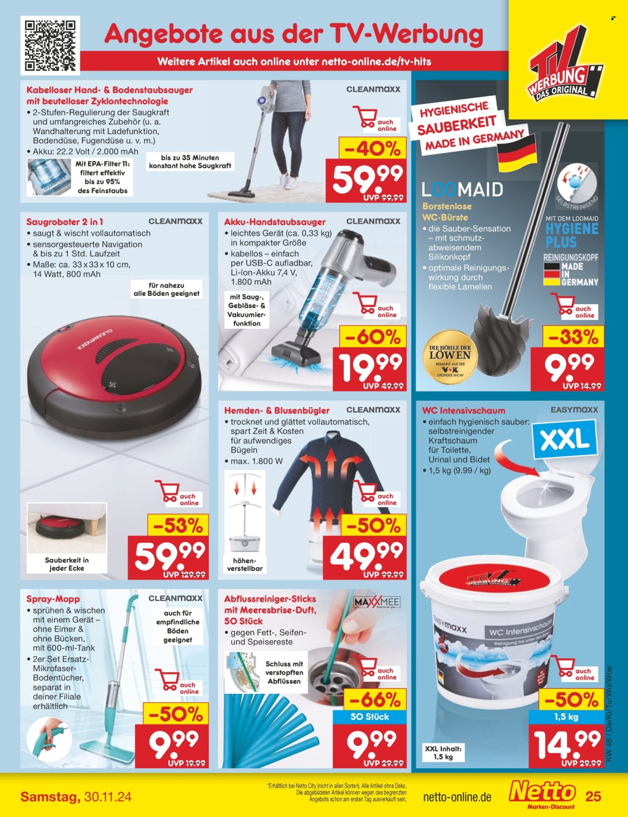 Netto Marken-Discount Prospekte  - 25.11.2024 - 30.11.2024. Seite 33