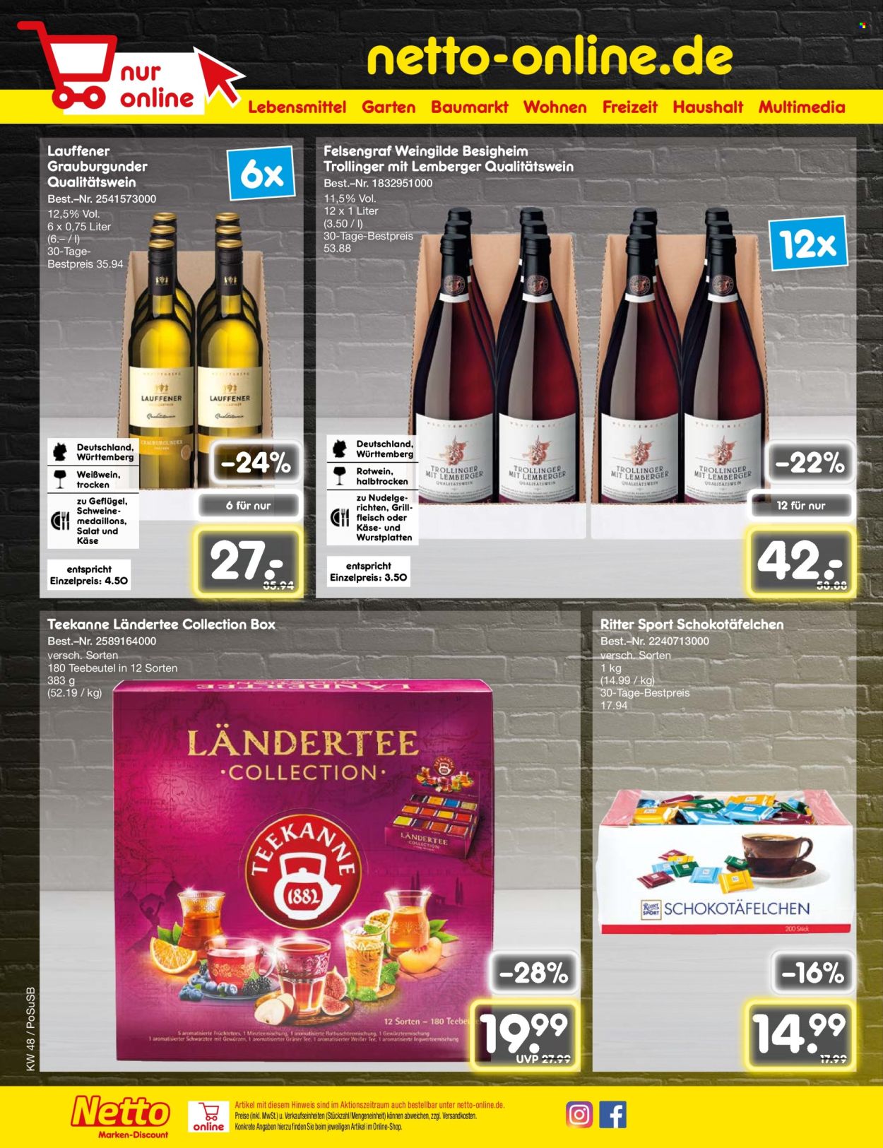 Netto Marken-Discount Prospekte  - 25.11.2024 - 30.11.2024. Seite 44