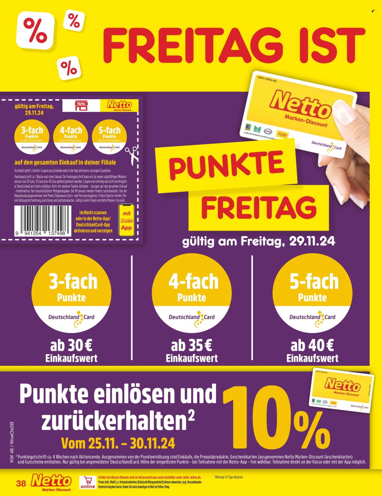 Netto Marken-Discount Prospekte  - 25.11.2024 - 30.11.2024. Seite 54