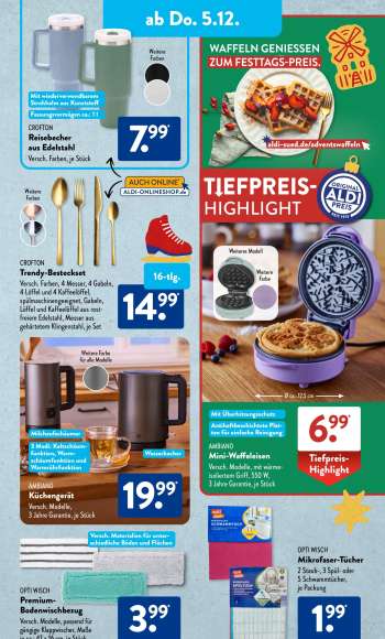 thumbnail - AMBIAO Mini-Waffeleisen