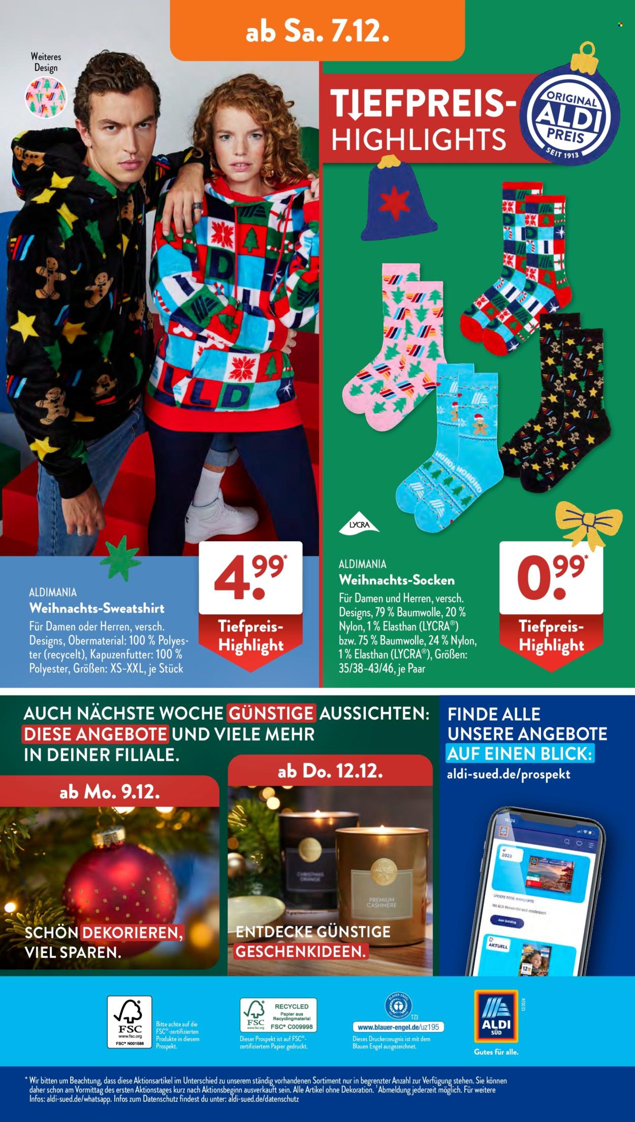 ALDI SÜD Prospekte  - 2.12.2024 - 7.12.2024. Seite 44