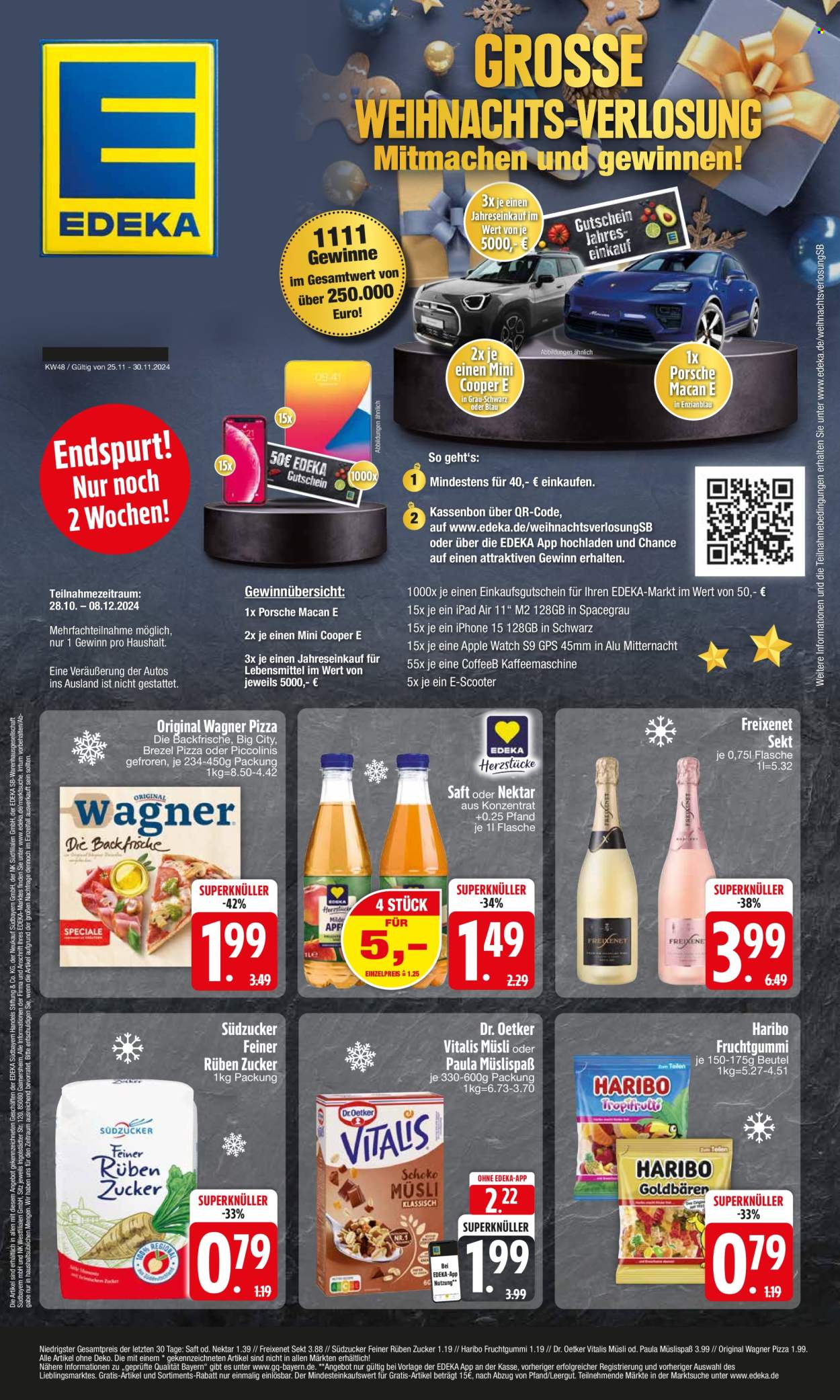 Edeka Prospekte  - 25.11.2024 - 30.11.2024. Seite 1