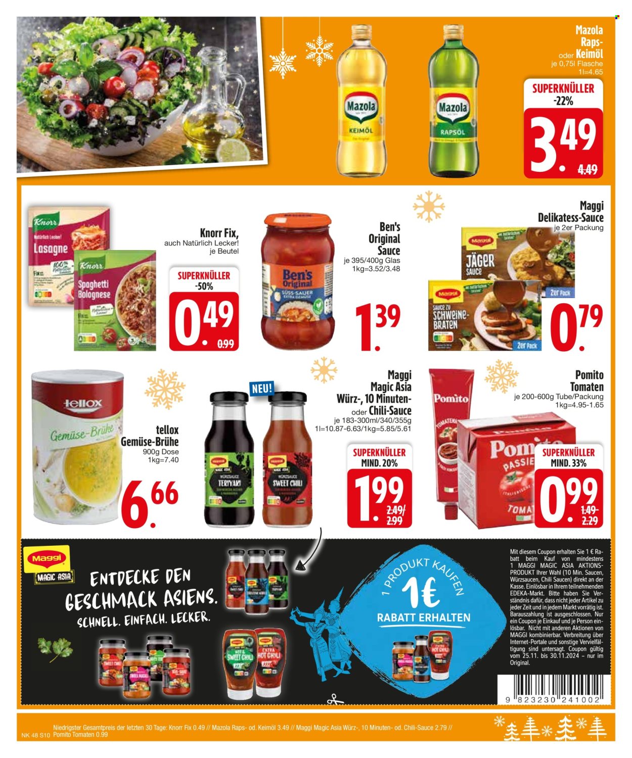 Edeka Prospekte  - 25.11.2024 - 30.11.2024. Seite 12
