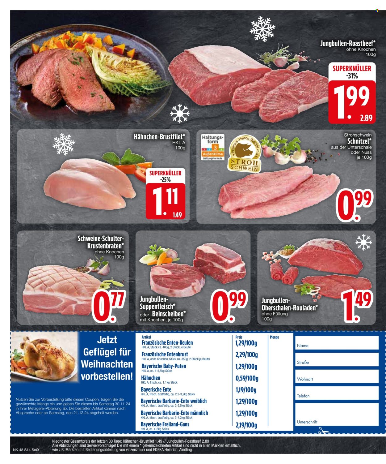 Edeka Prospekte  - 25.11.2024 - 30.11.2024. Seite 16