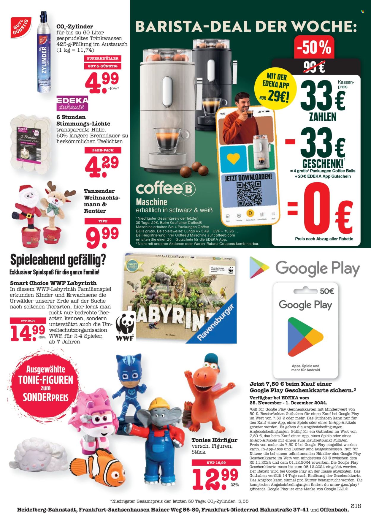 Edeka Prospekte  - 25.11.2024 - 30.11.2024. Seite 31